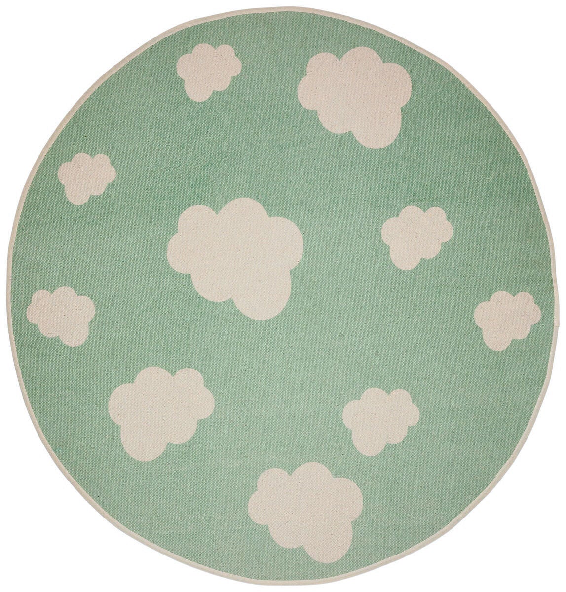 Cloudberry Castle Matta 120 Rund|Grön