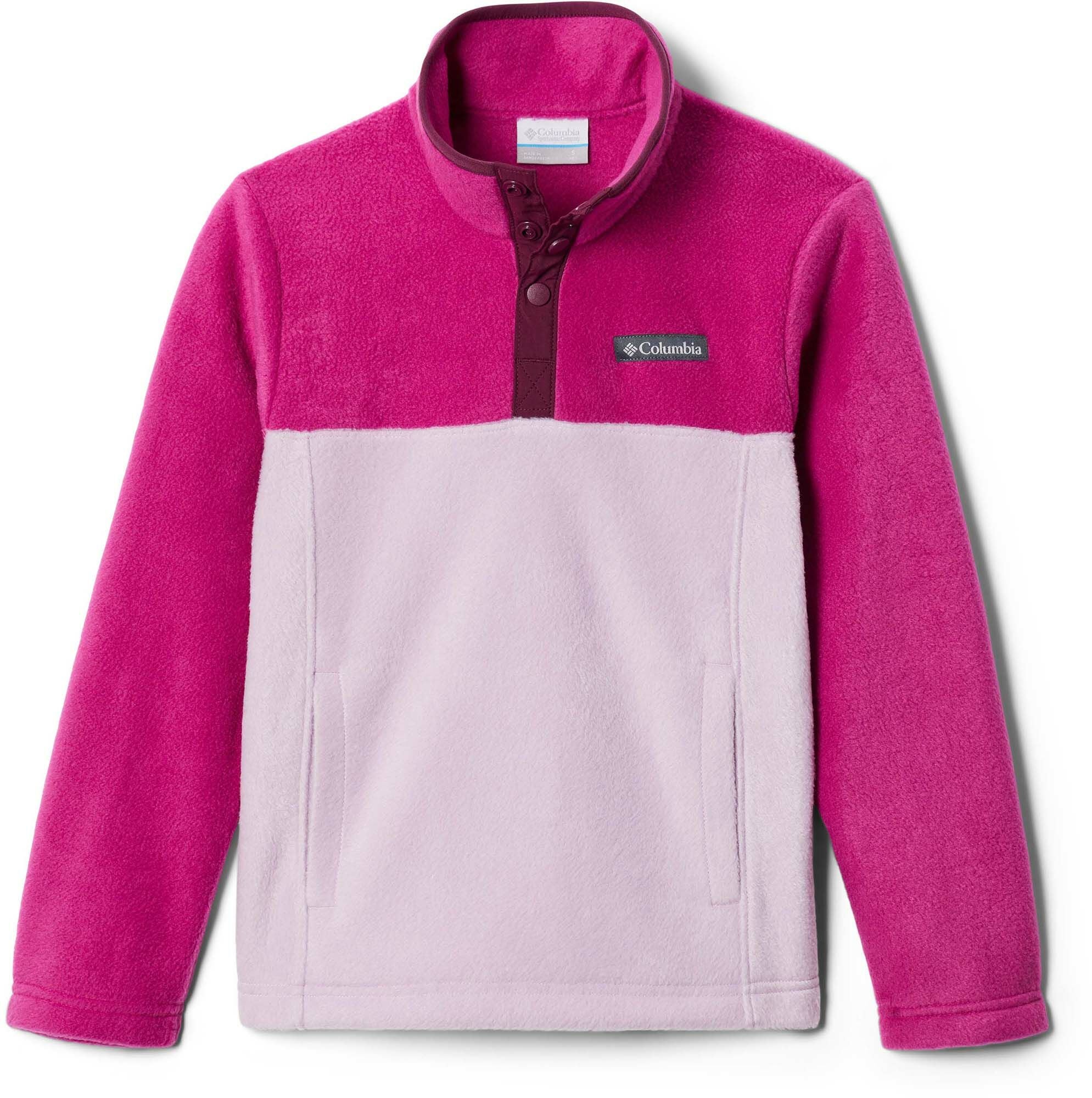 Columbia Steens Snap Fleecetröja|Aura/Wild Fuchsia