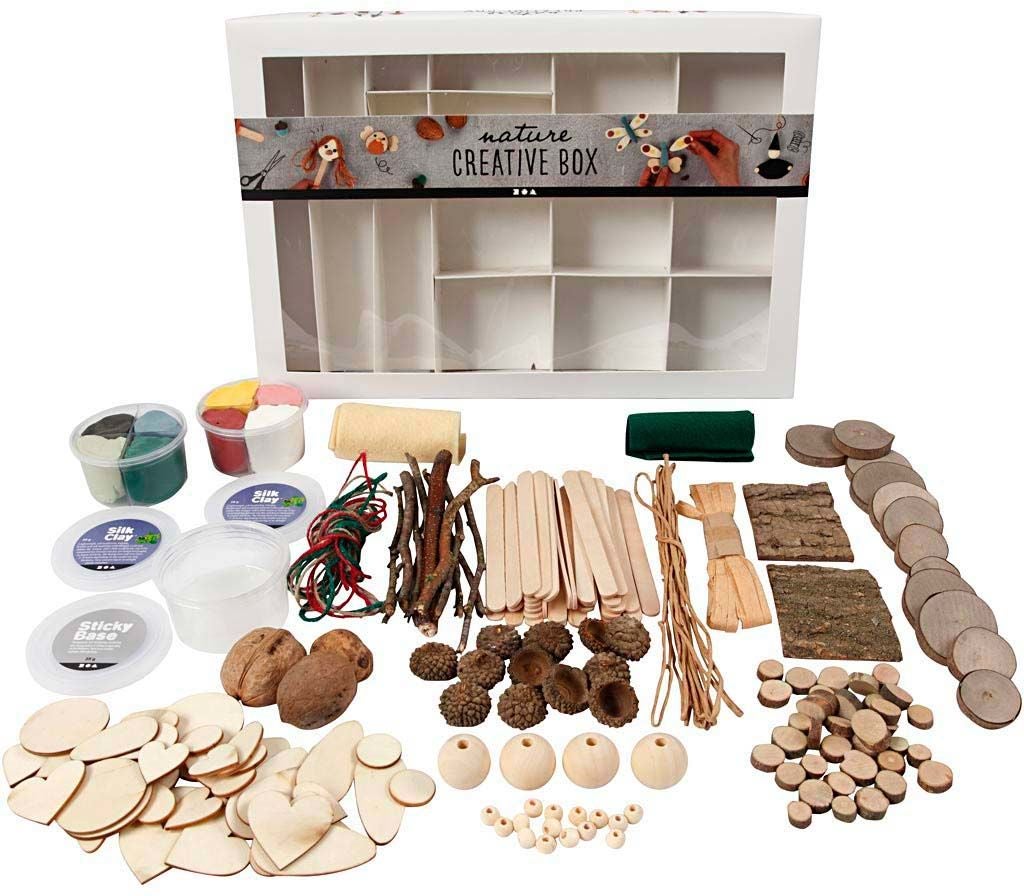 Creativ Company Kreativ Ask Pysselset Natur|