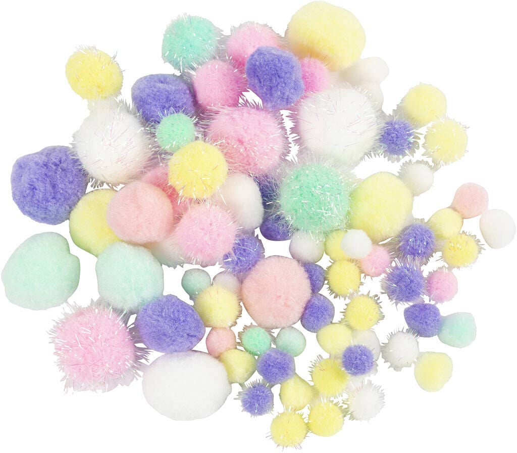 Creativ Company Pompoms|Pastellfärger
