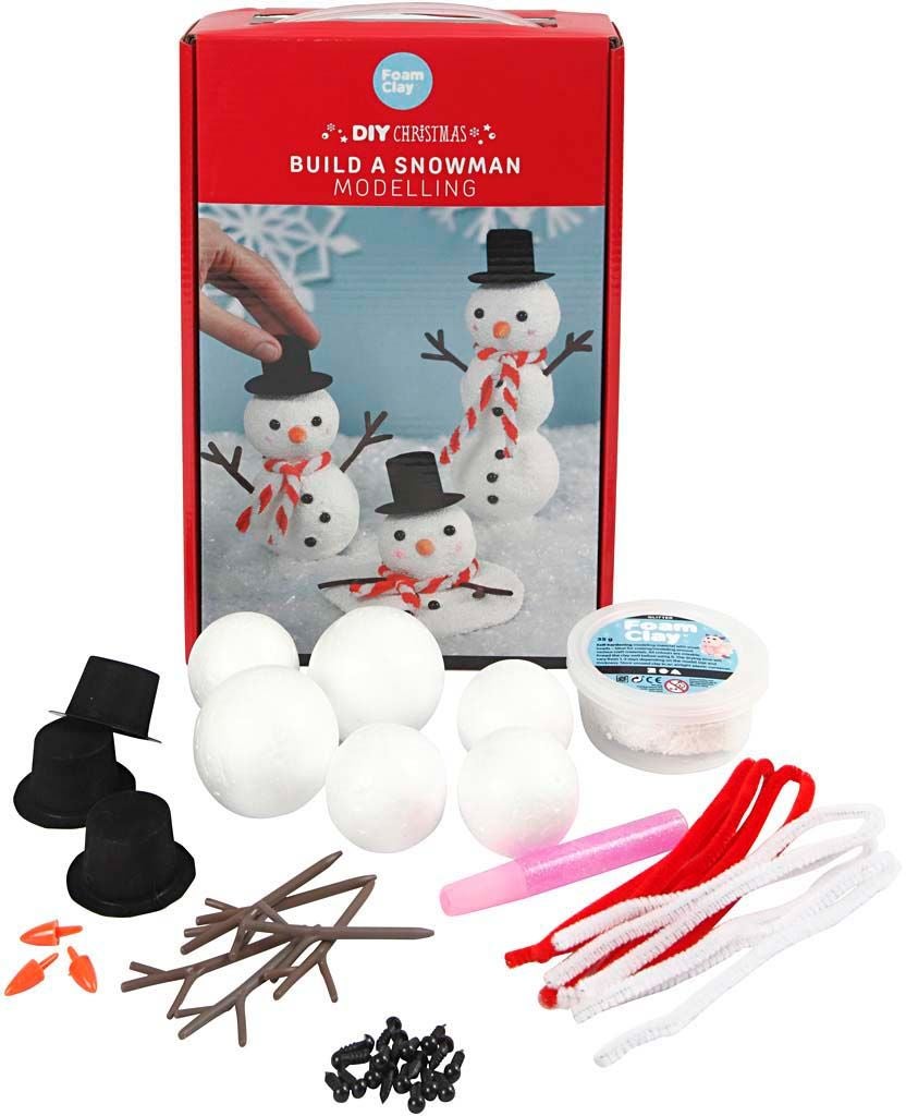 Creativ Company Pysselset Bygg En Snögubbe|