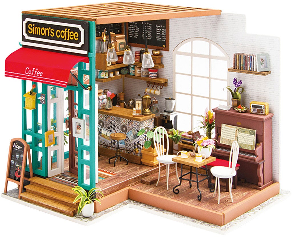 Creativ Company Pysselset DIY Miniatyrrum Kafé|