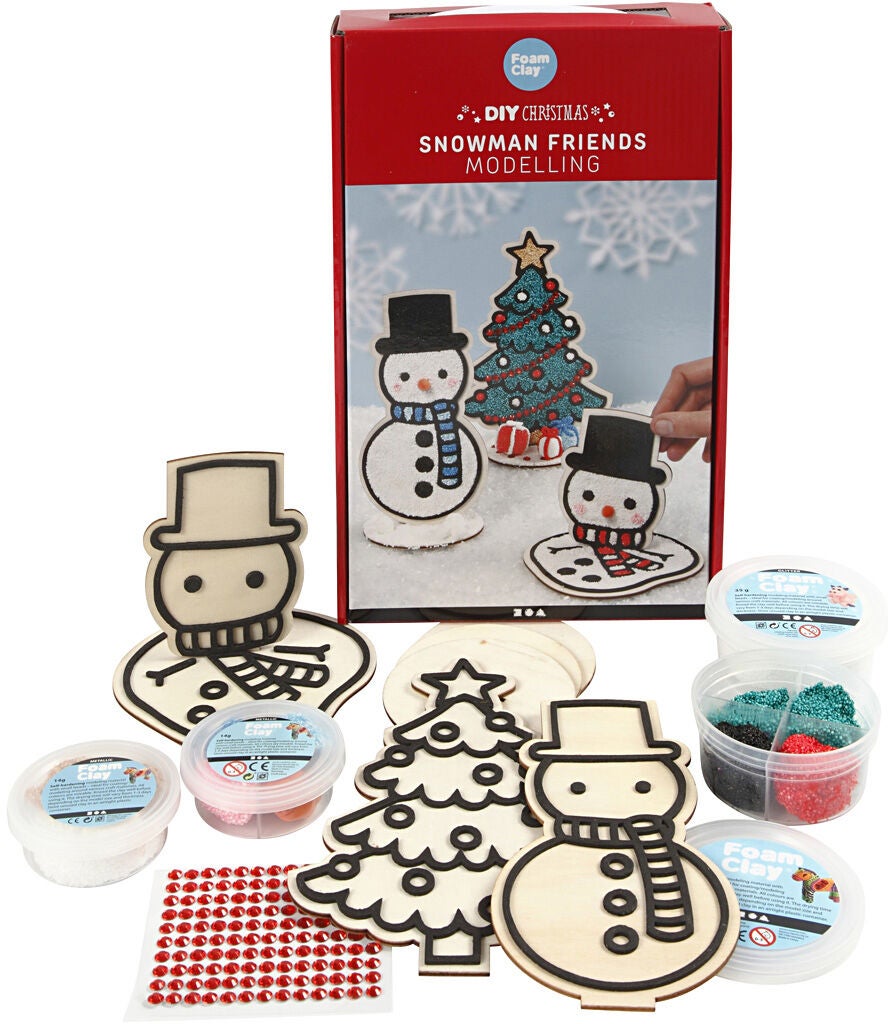 Creativ Company Pysselset Snögubbe och Julgran|