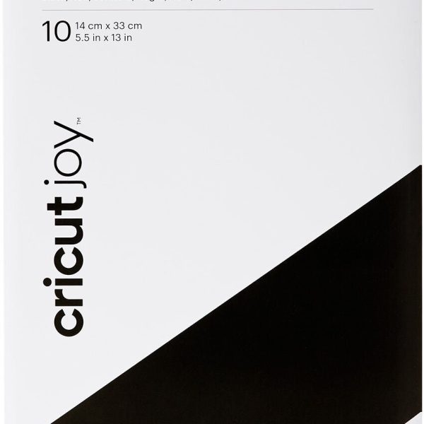 Cricut Joy Papper Smart Sticker Cardstock 14x33 cm 10-pack|Black