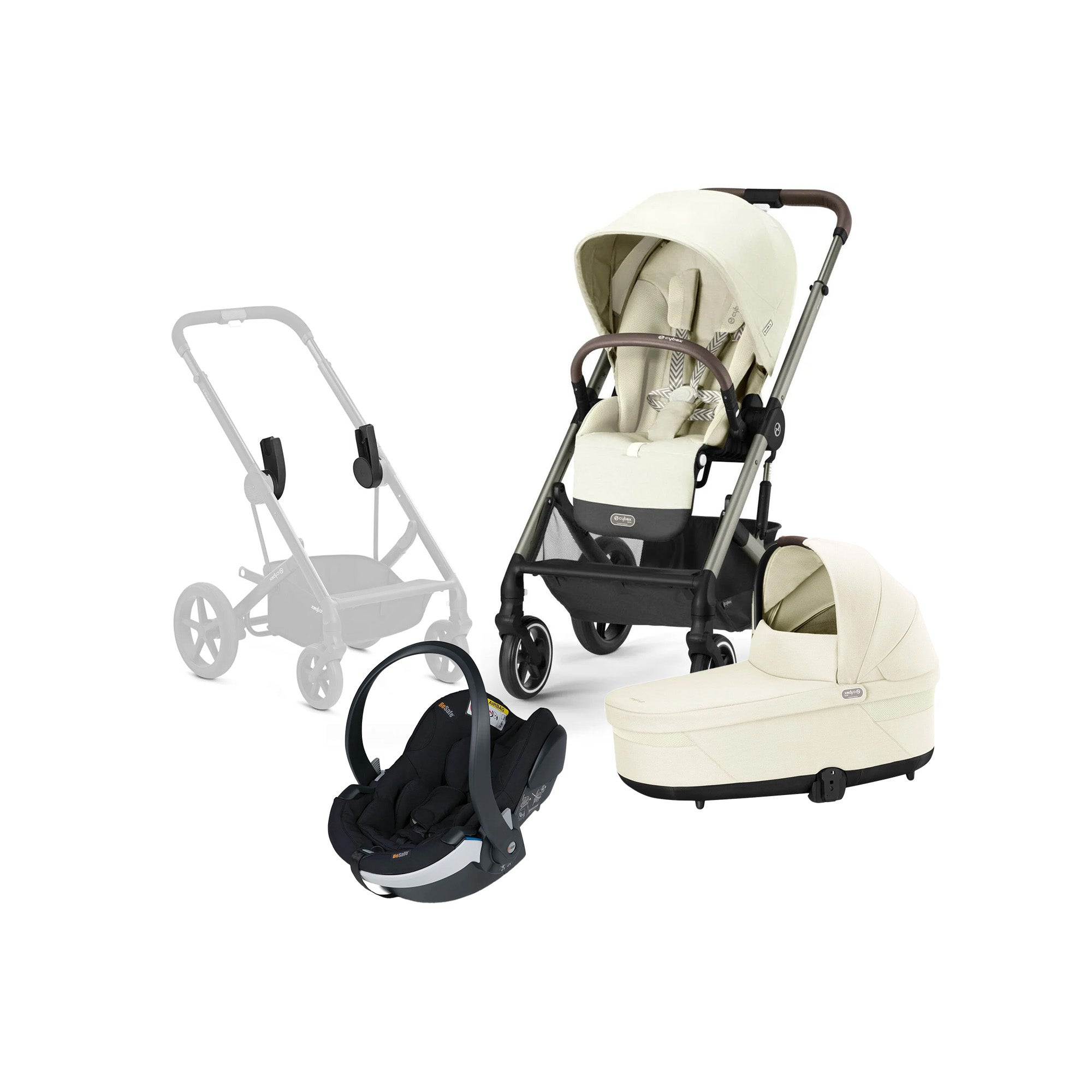 Cybex BALIOS S Lux Duovagn inkl. BeSafe iZi Go Modular X2