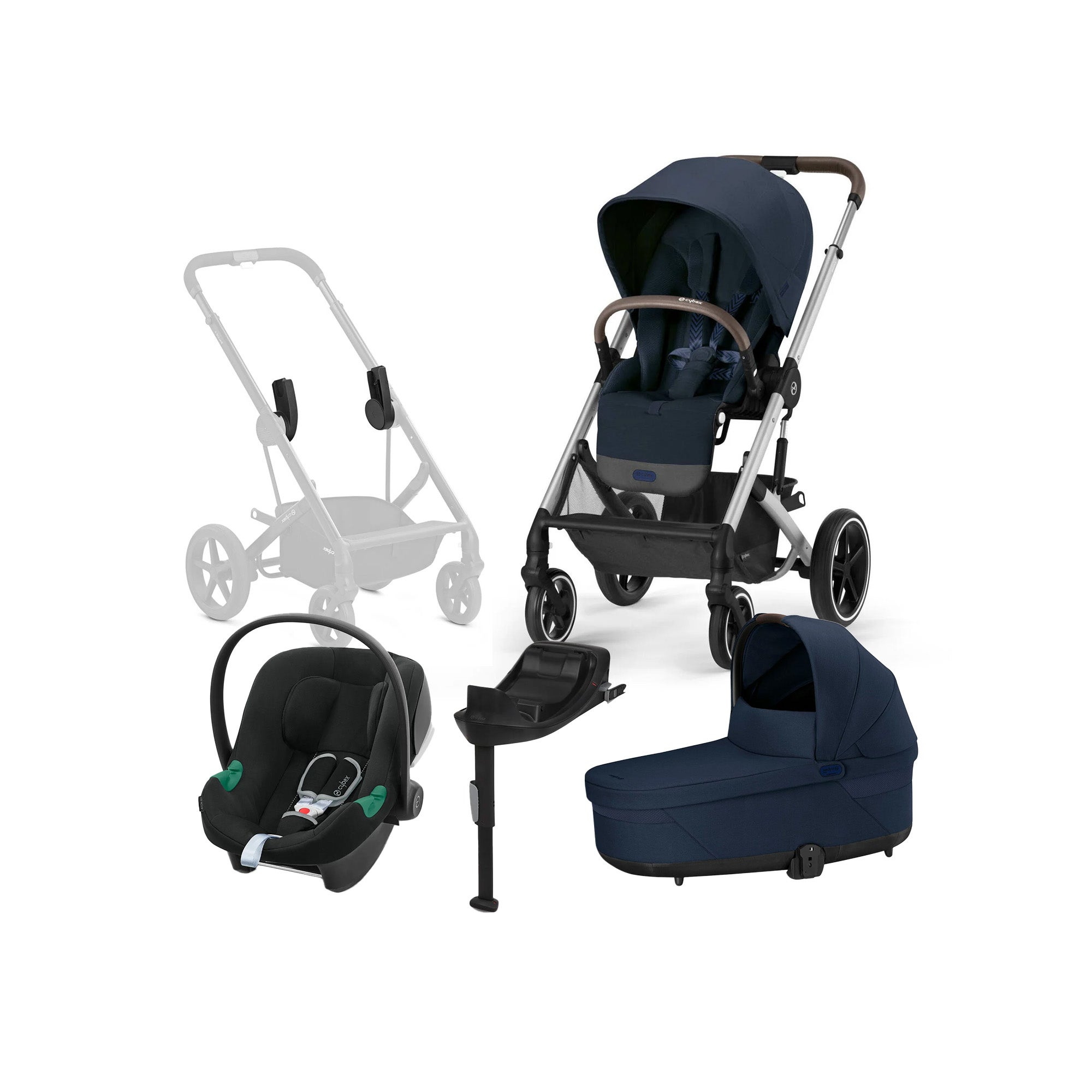 Cybex BALIOS S Lux Duovagn inkl. Cybex Aton B2 &  Bas