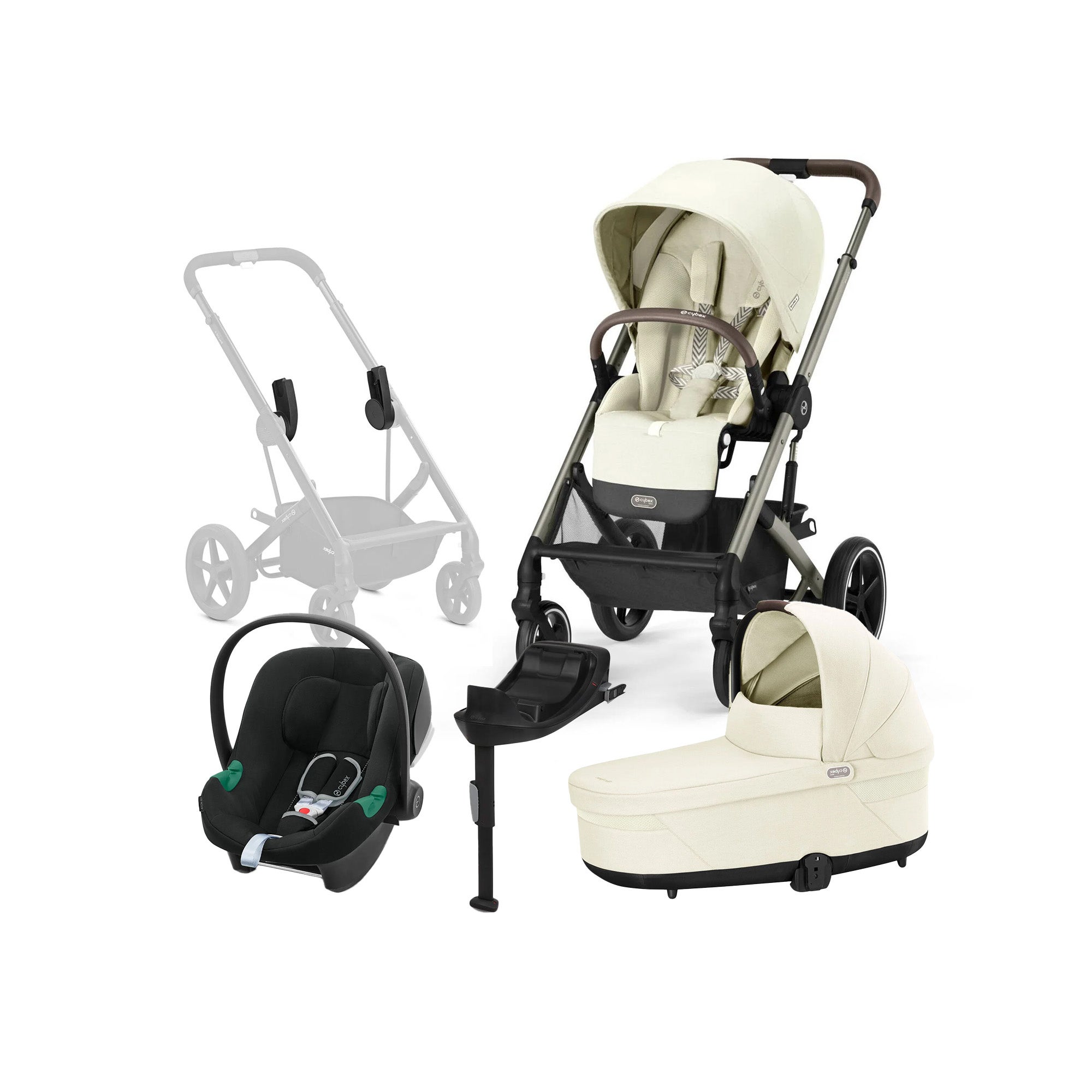 Cybex BALIOS S Lux Duovagn inkl. Cybex Aton B2 &  Bas