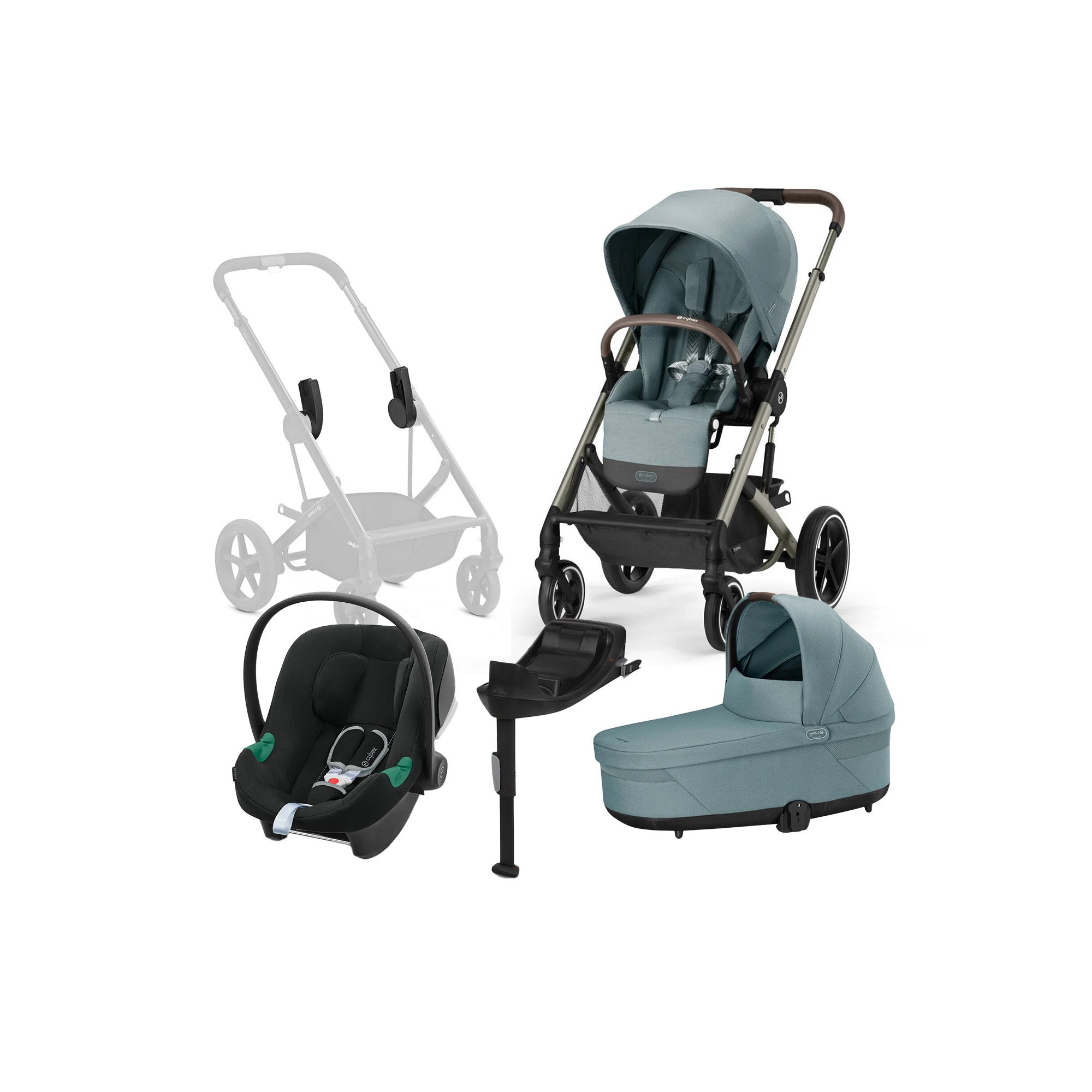 Cybex BALIOS S Lux Duovagn inkl. Cybex Aton B2 &  Bas