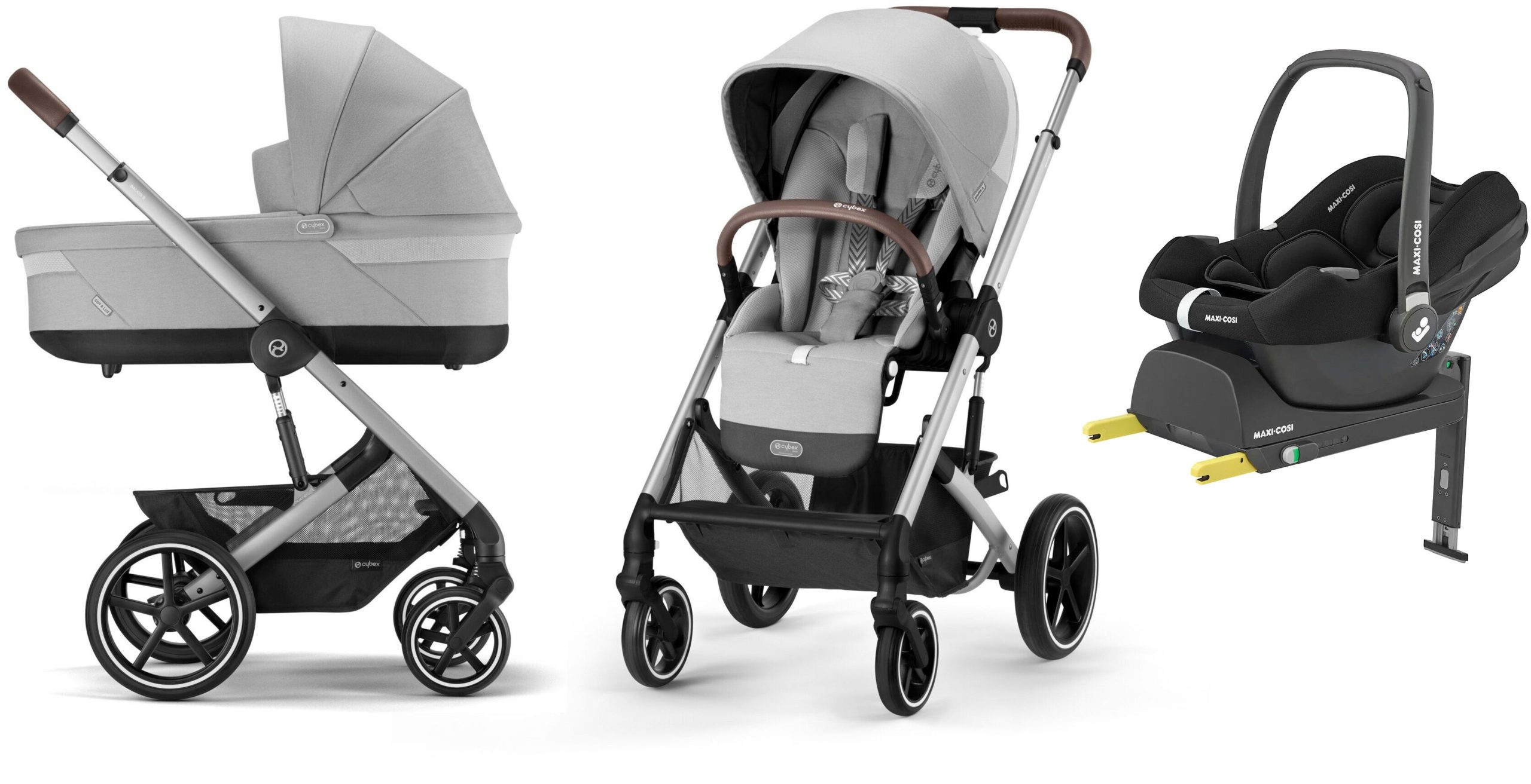 Cybex BALIOS S Lux Duovagn inkl. Maxi-Cosi CabrioFix &  Bas