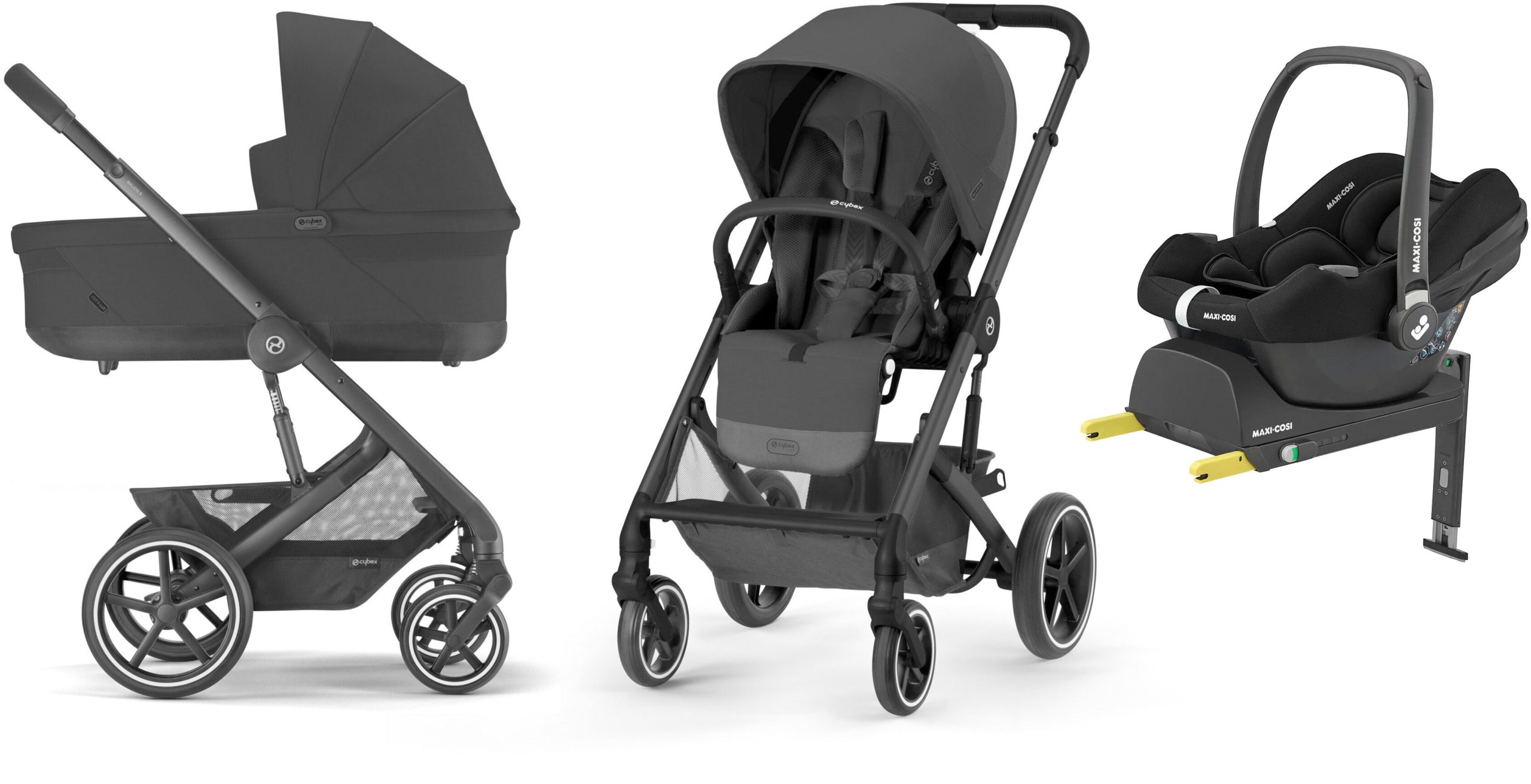 Cybex BALIOS S Lux Duovagn inkl. Maxi-Cosi CabrioFix &  Bas
