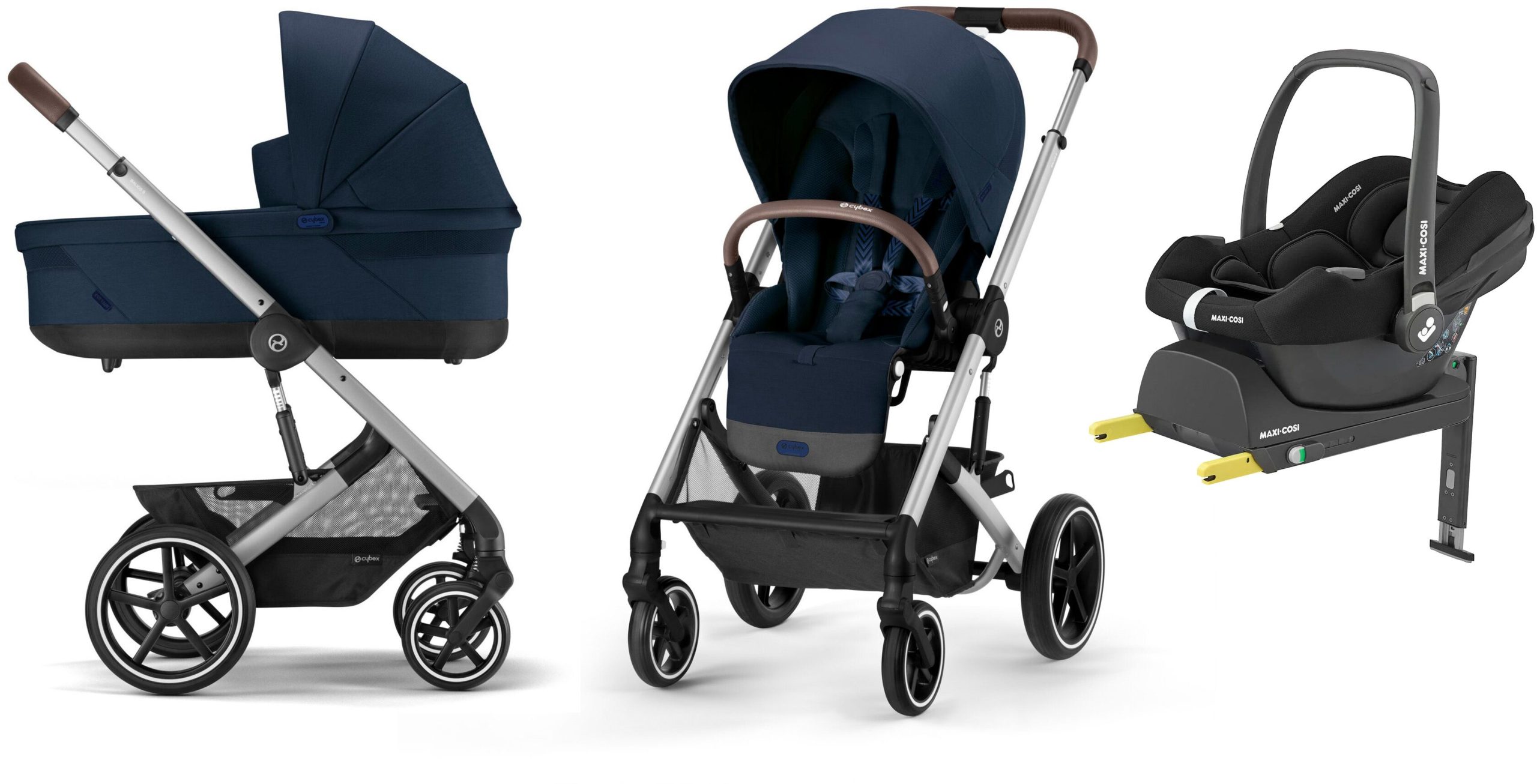 Cybex BALIOS S Lux Duovagn inkl. Maxi-Cosi CabrioFix &  Bas