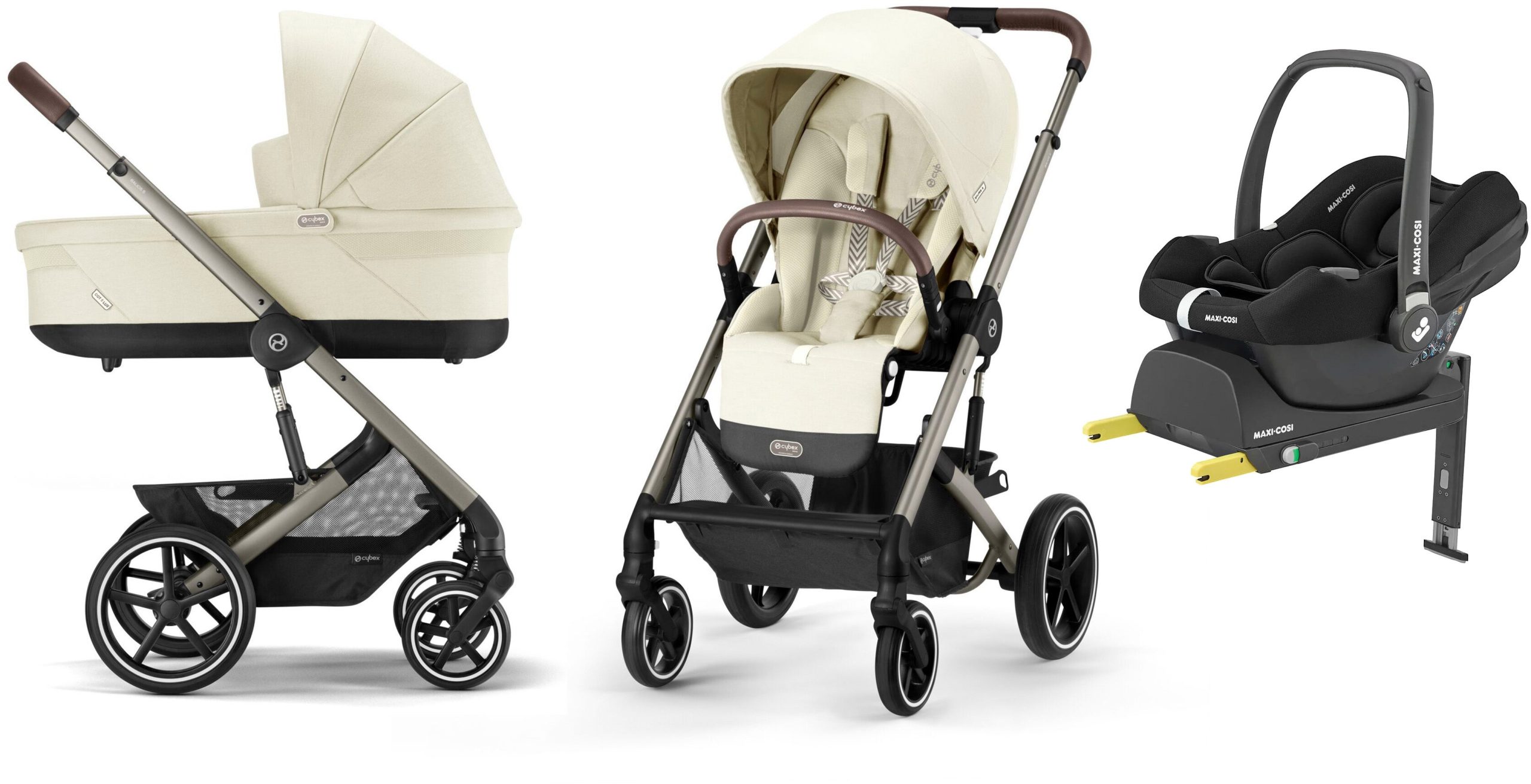 Cybex BALIOS S Lux Duovagn inkl. Maxi-Cosi CabrioFix &  Bas