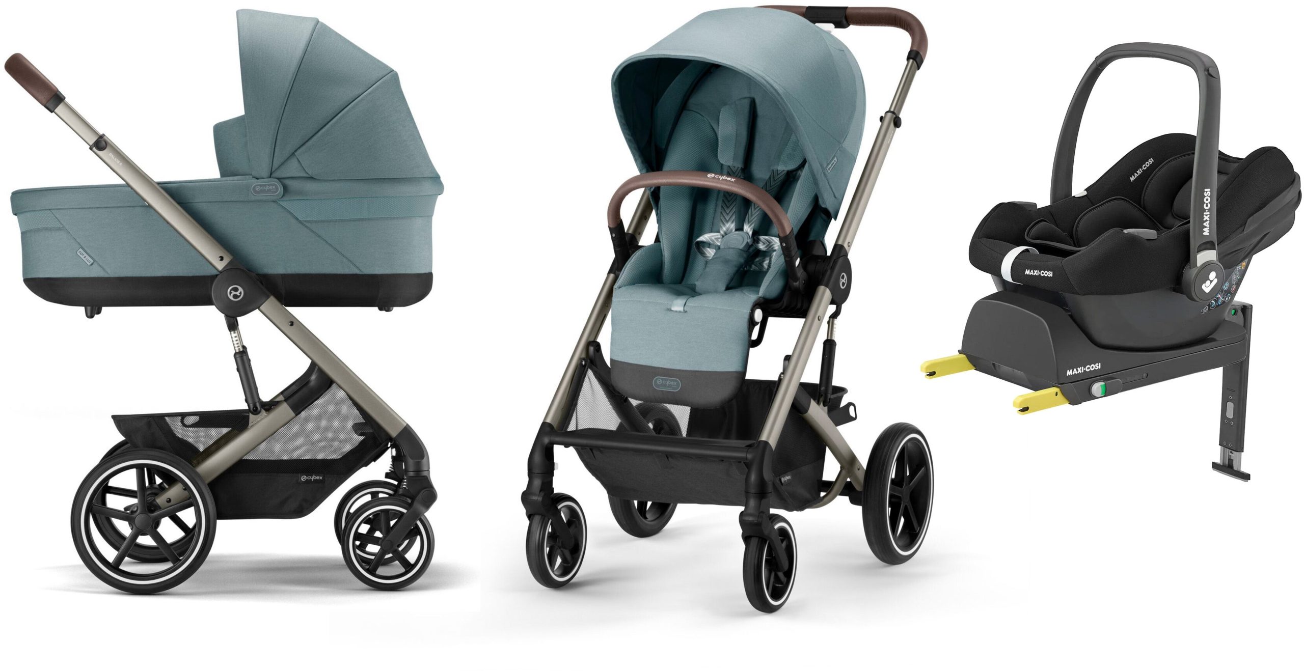 Cybex BALIOS S Lux Duovagn inkl. Maxi-Cosi CabrioFix &  Bas