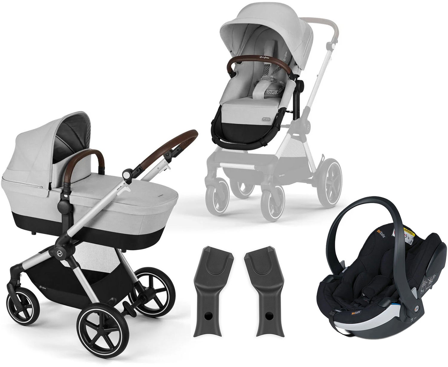 Cybex EOS Lux Duovagn inkl. BeSafe iZi Go Modular X2