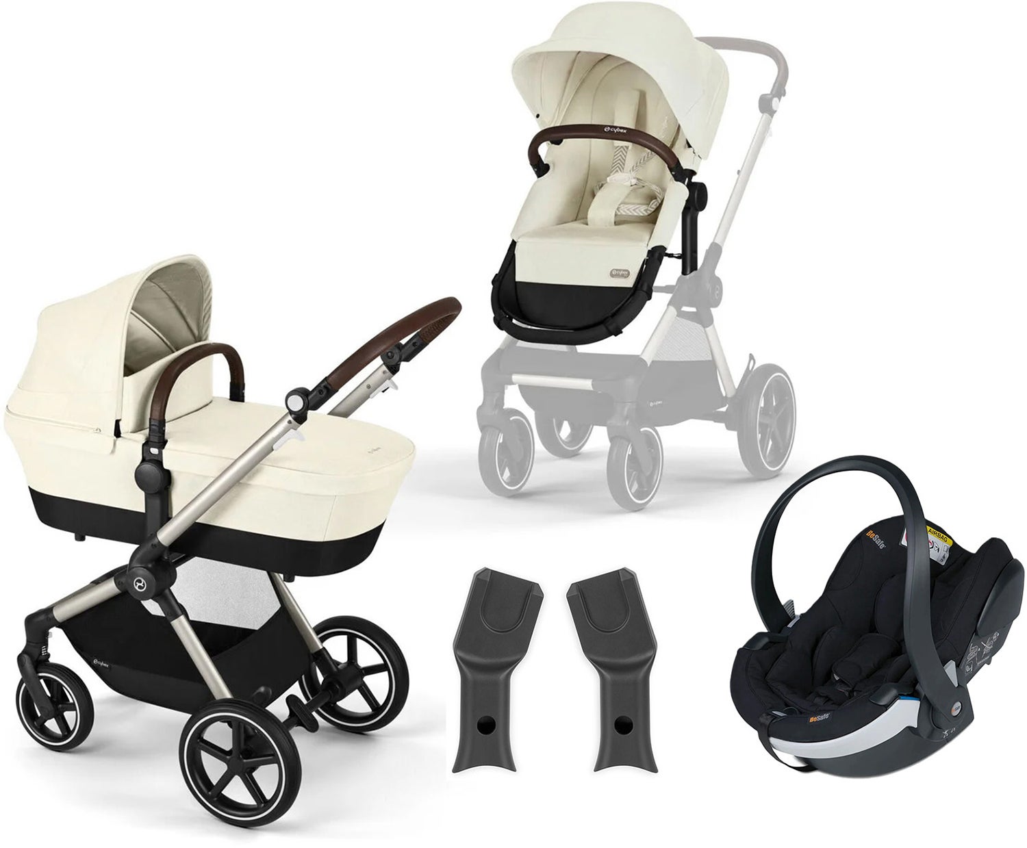 Cybex EOS Lux Duovagn inkl. BeSafe iZi Go Modular X2