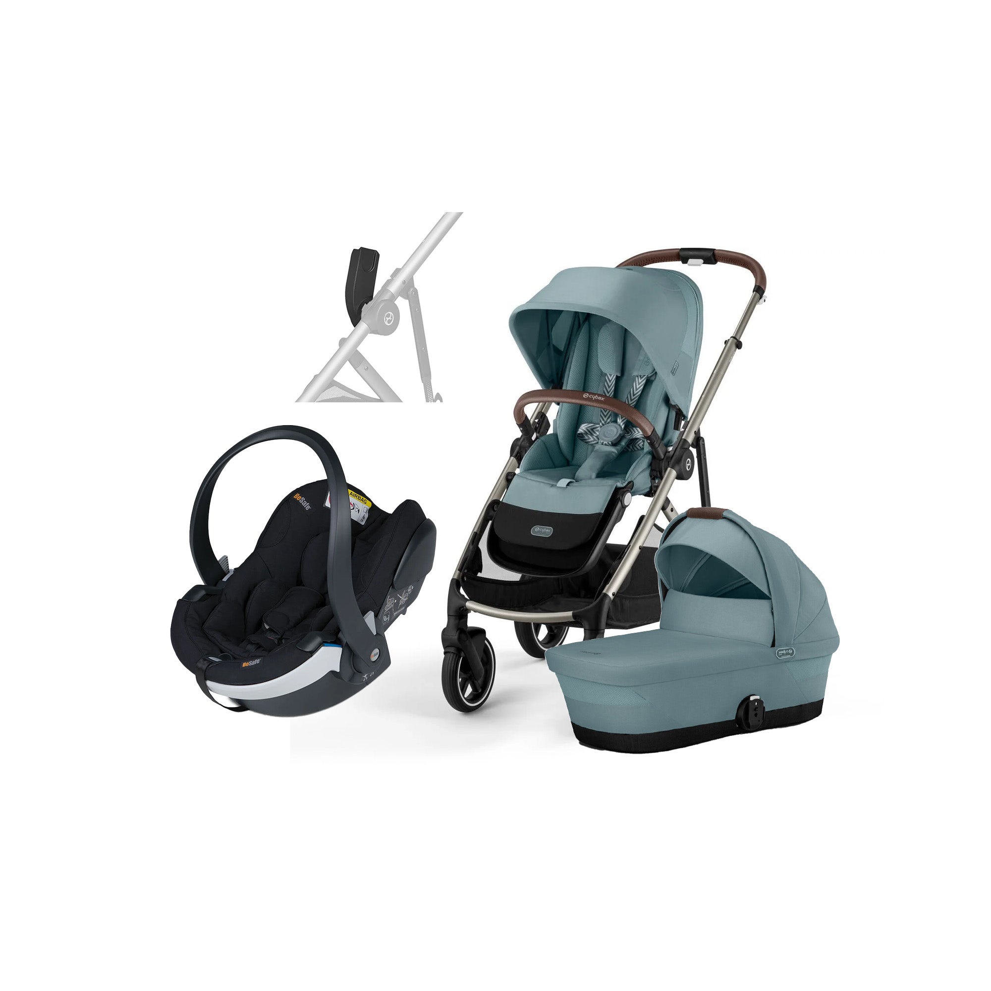 Cybex GAZELLE S Duovagn inkl. BeSafe iZi Go Modular X2