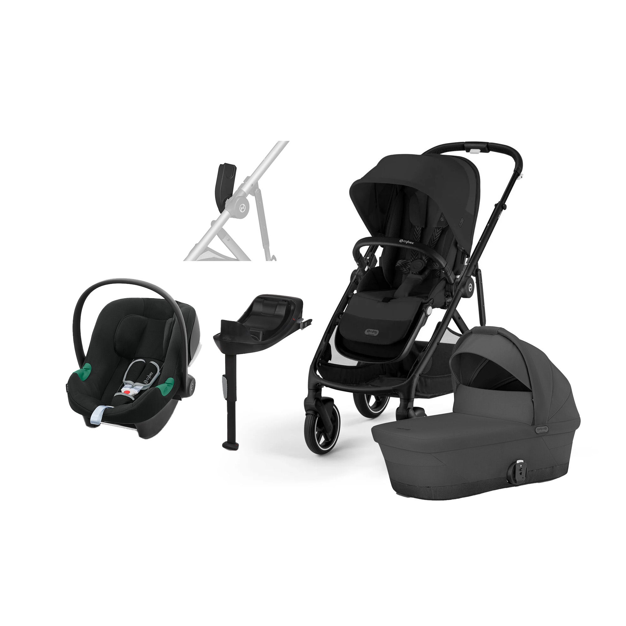 Cybex GAZELLE S Duovagn inkl. Cybex Aton B2 &  Bas