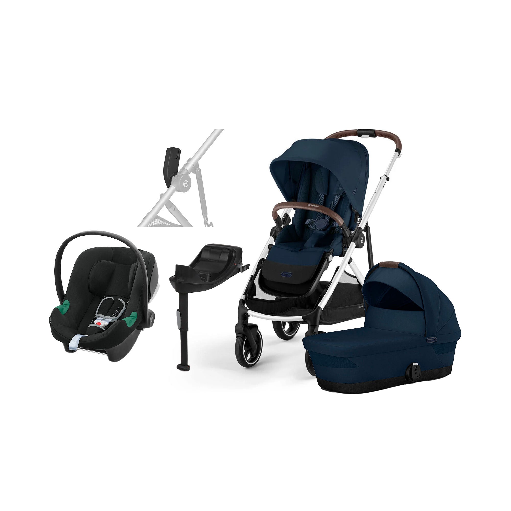 Cybex GAZELLE S Duovagn inkl. Cybex Aton B2 &  Bas