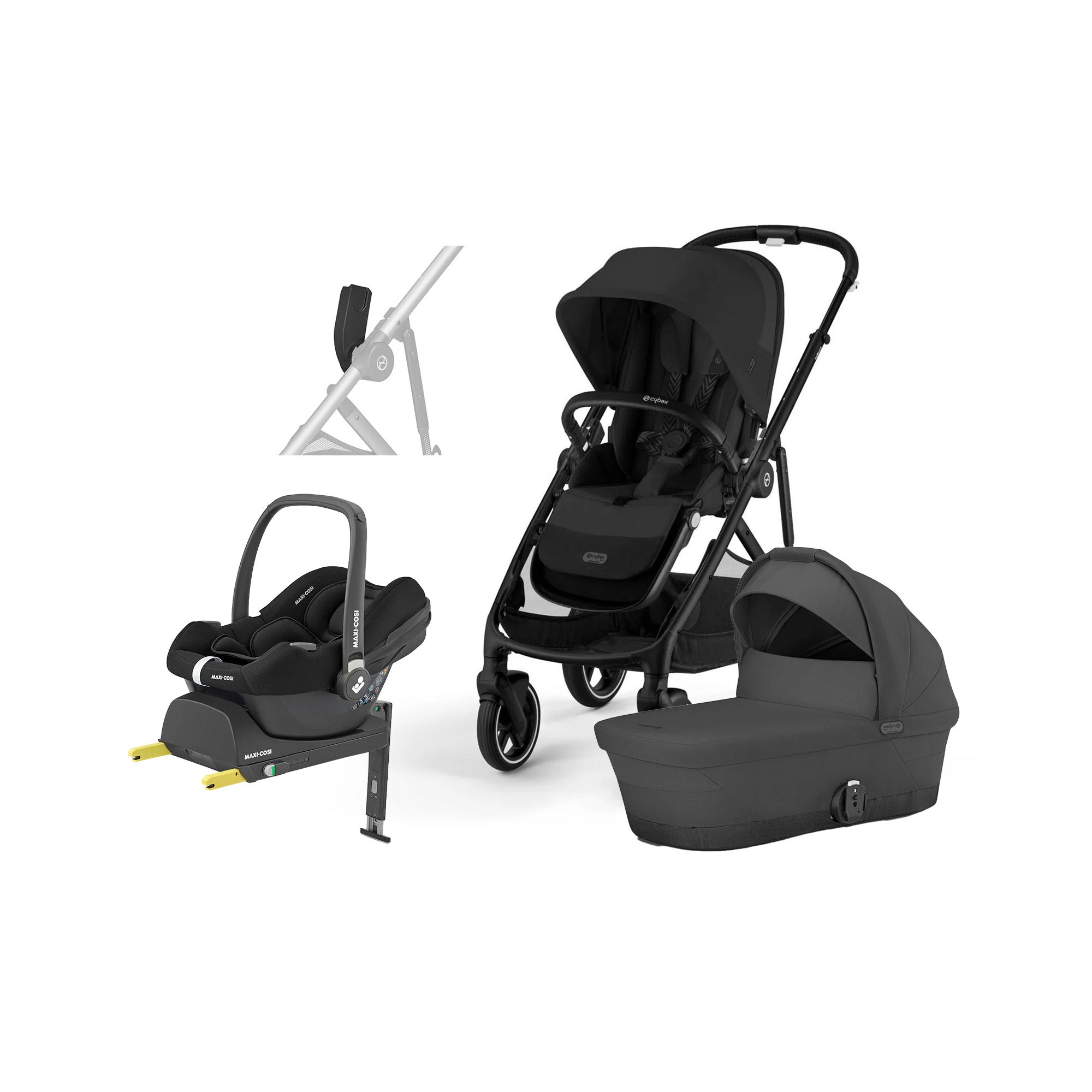 Cybex GAZELLE S Duovagn inkl. Maxi-Cosi CabrioFix &  Bas