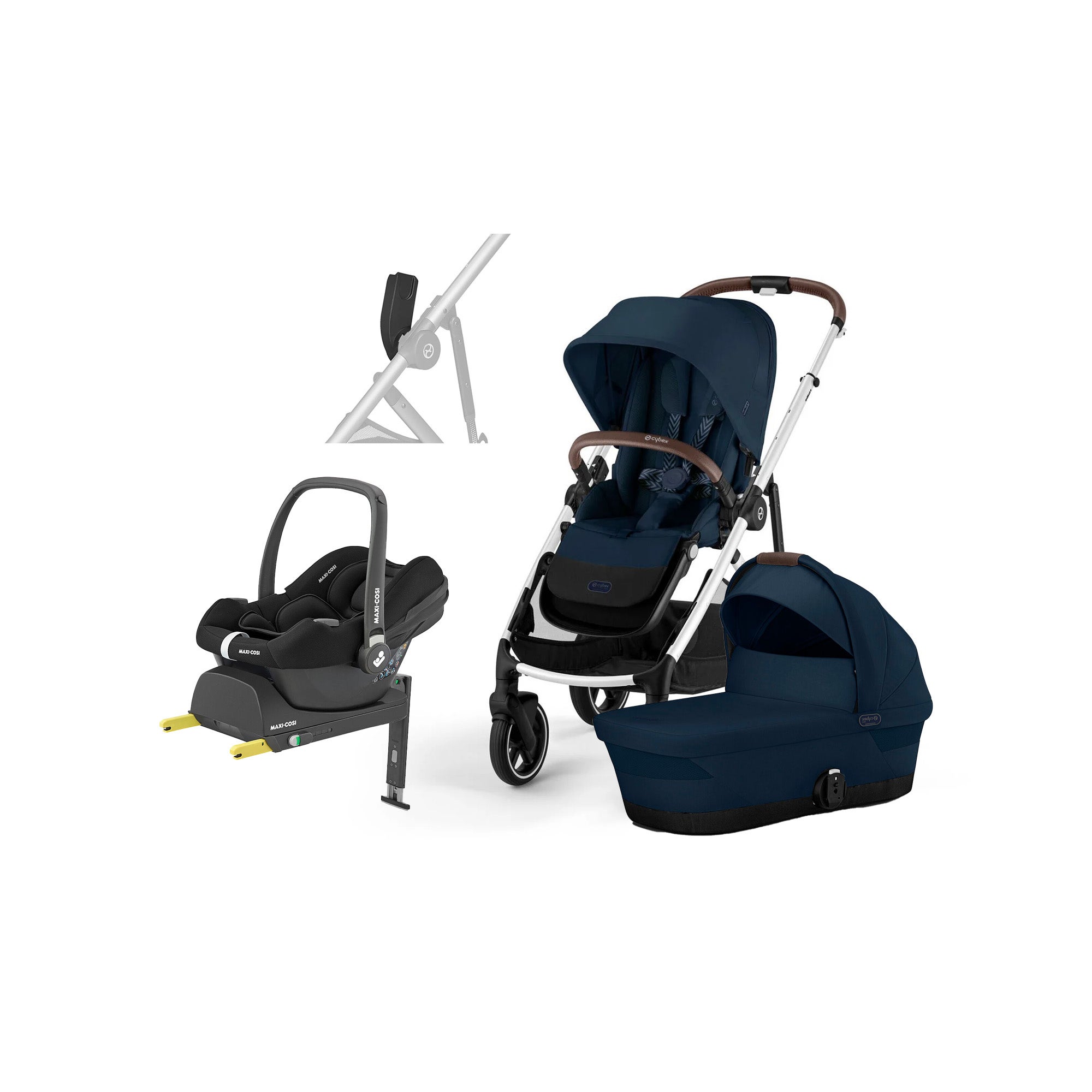 Cybex GAZELLE S Duovagn inkl. Maxi-Cosi CabrioFix &  Bas