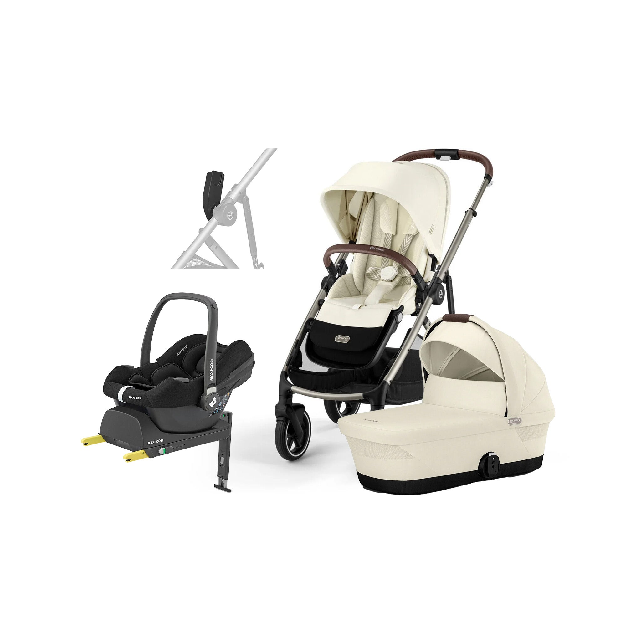 Cybex GAZELLE S Duovagn inkl. Maxi-Cosi CabrioFix &  Bas