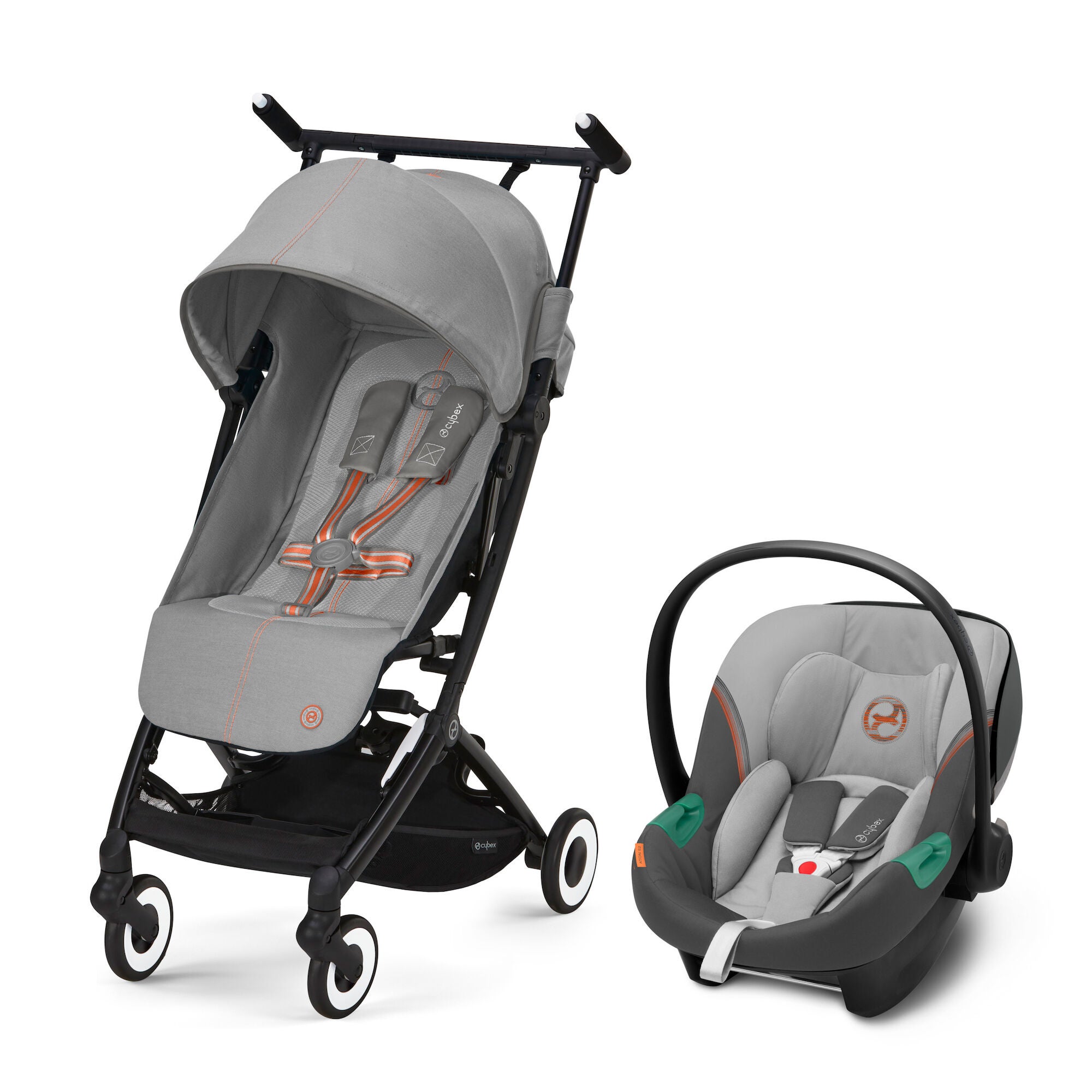 Cybex LIBELLE Sulky inkl. Cybex Aton S2 Babyskydd|Lava Grey