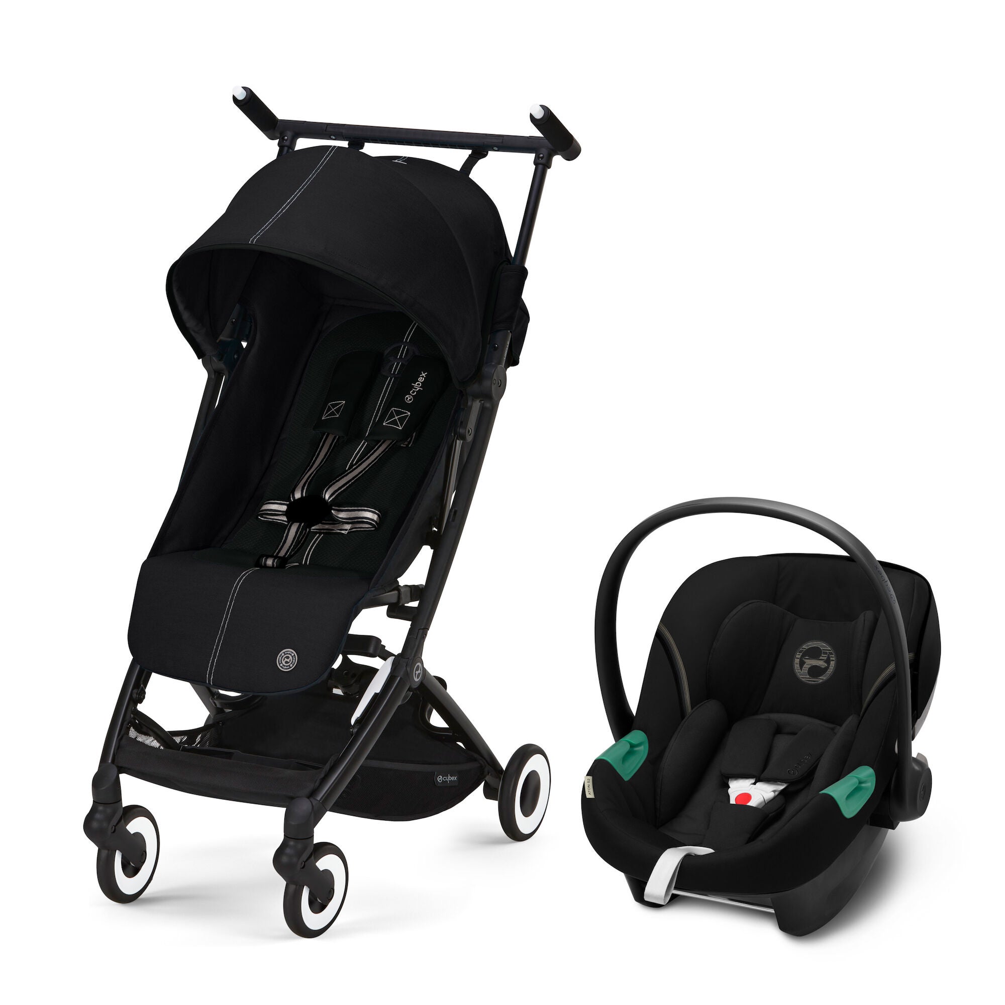 Cybex LIBELLE Sulky inkl. Cybex Aton S2 Babyskydd|Moon Black