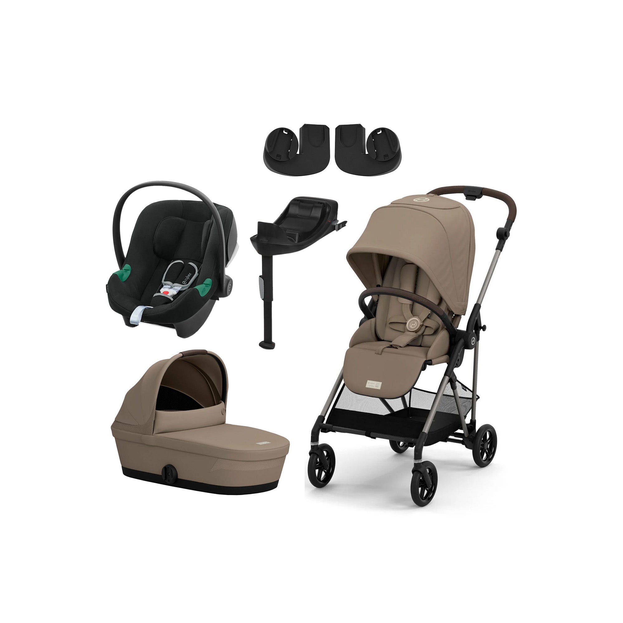 Cybex MELIO Duovagn inkl. Aton B2 &  Bas