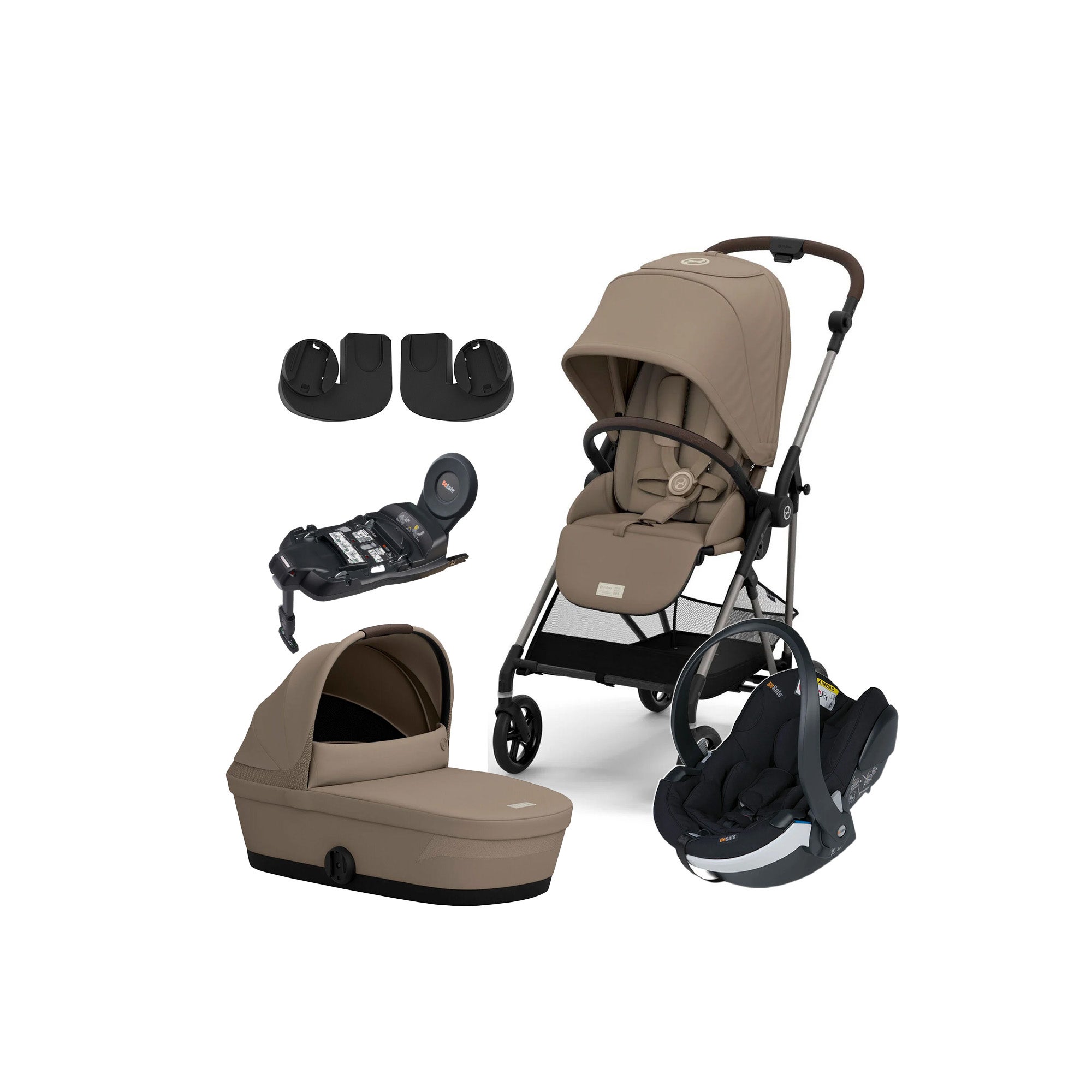 Cybex MELIO Duovagn inkl. BeSafe iZi Go Modular X2 &  Bas