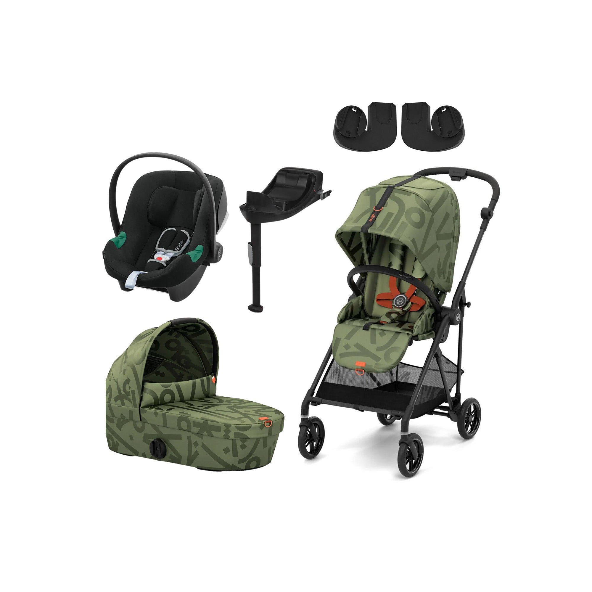 Cybex MELIO Street Duovagn inkl. Aton B2 &  Bas