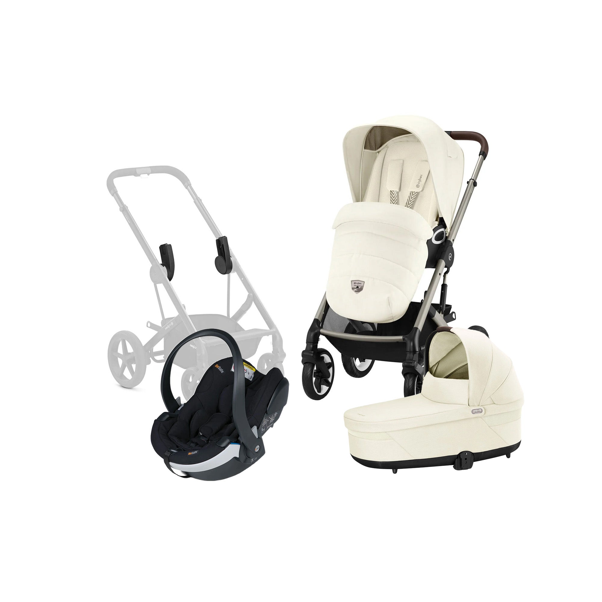 Cybex TALOS S Lux Duovagn inkl. BeSafe iZi Go Modular X2