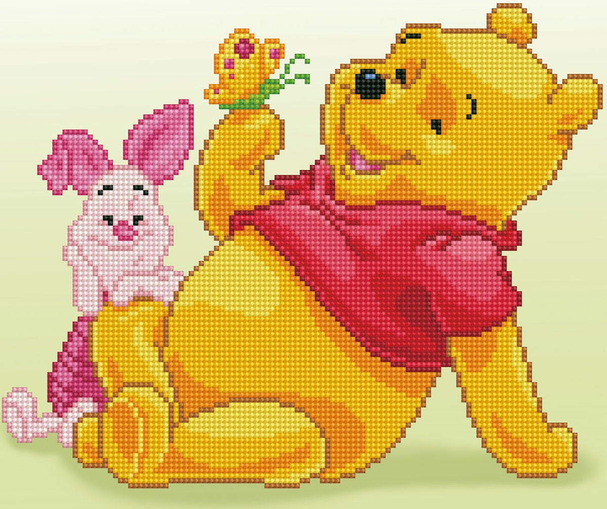 Diamond Dotz Disney Nalle Puh Och Nasse|