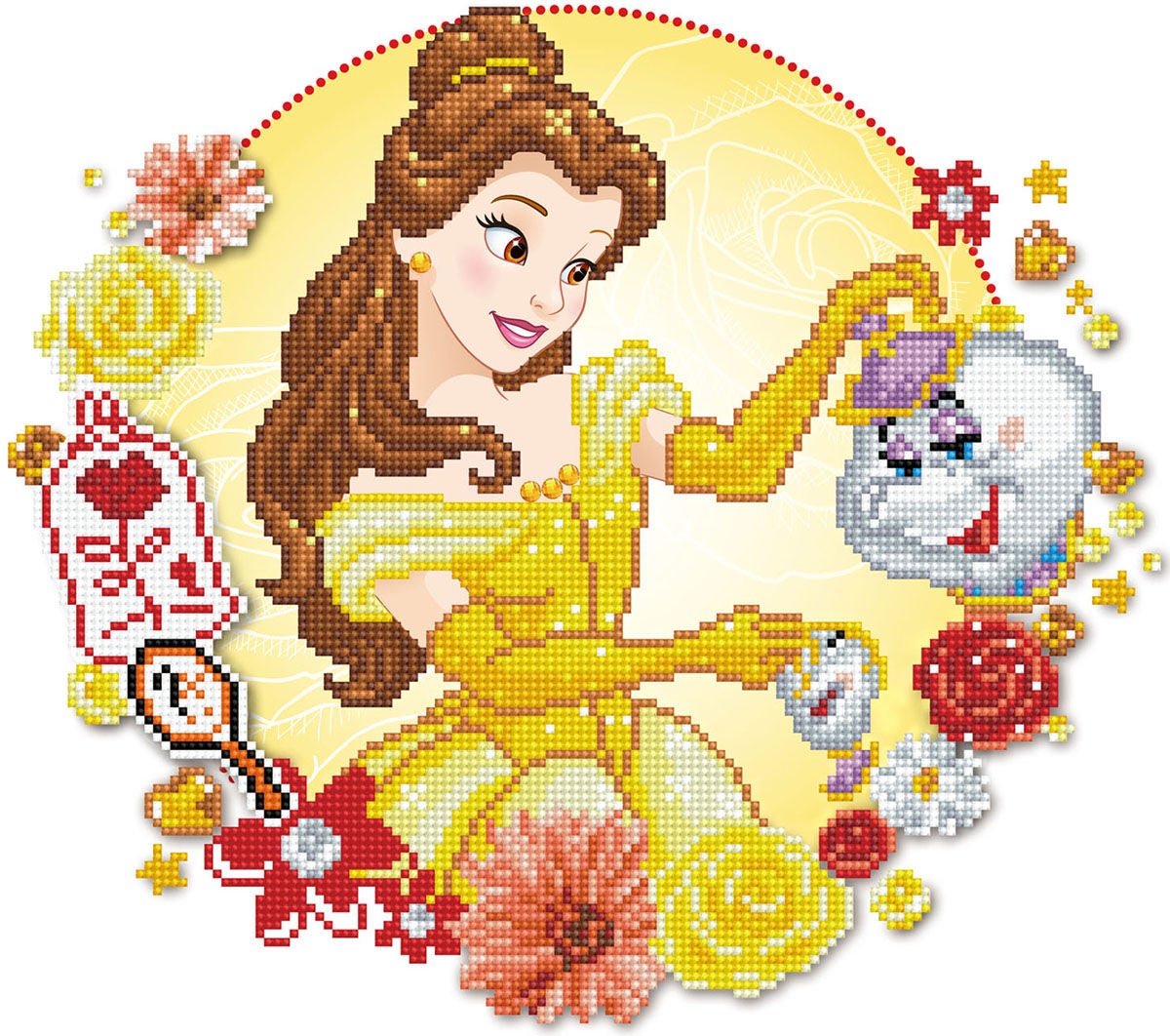 Diamond Dotz Disney Princess Belles Värld|