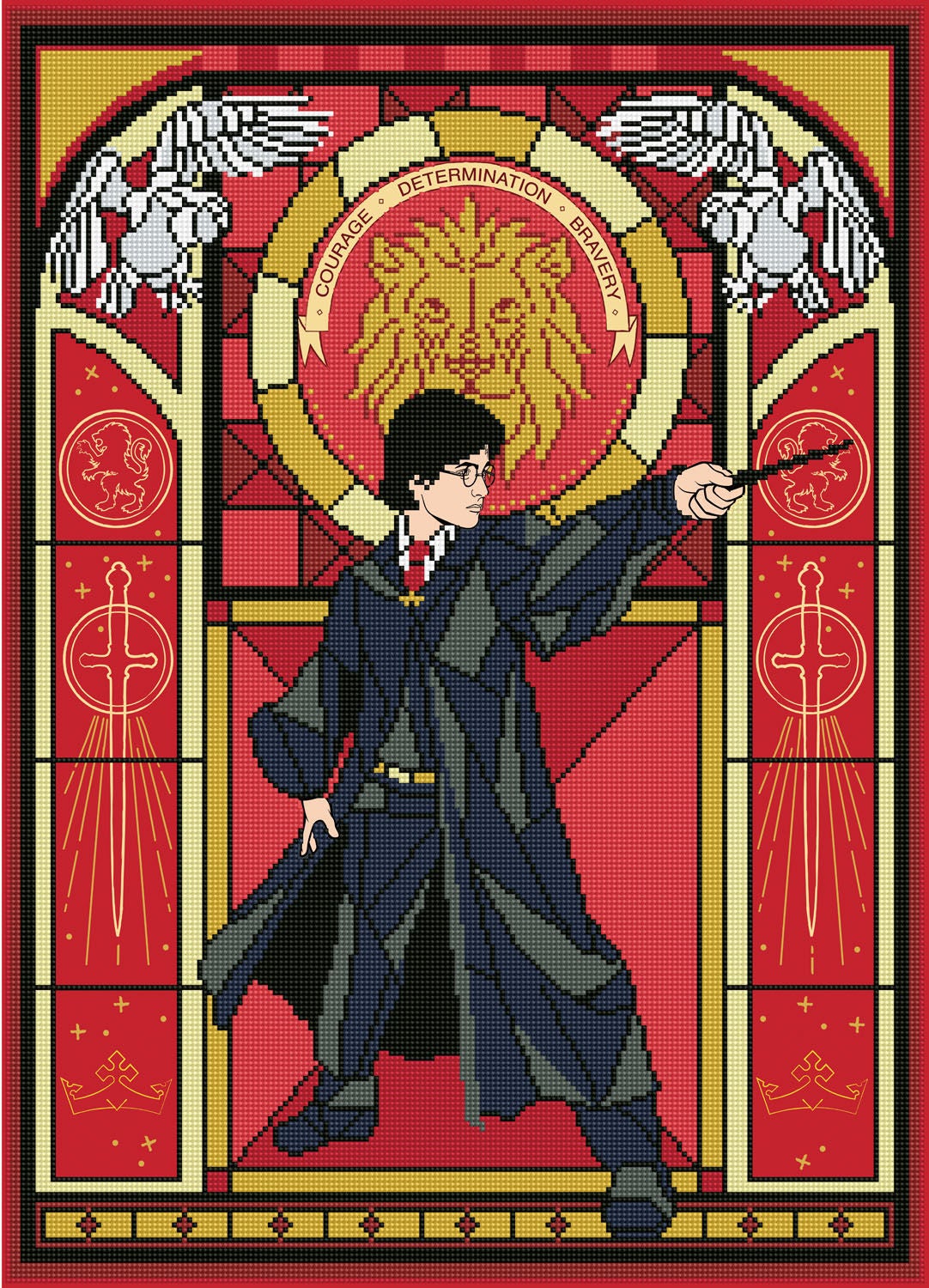 Diamond Dotz Harry Potter Stained Glass|