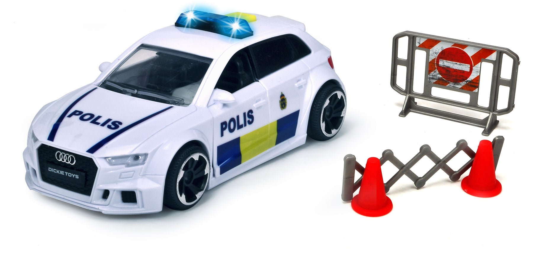 Dickie Toys Polisbil Audi|