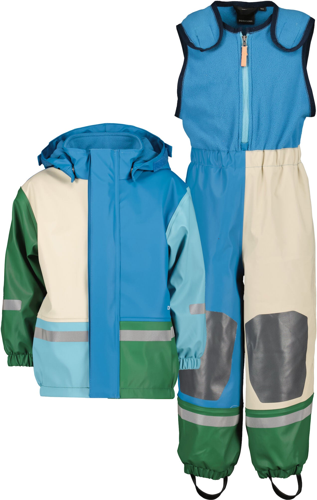 Didriksons Boardman Fodrat Regnställ|Corn Blue
