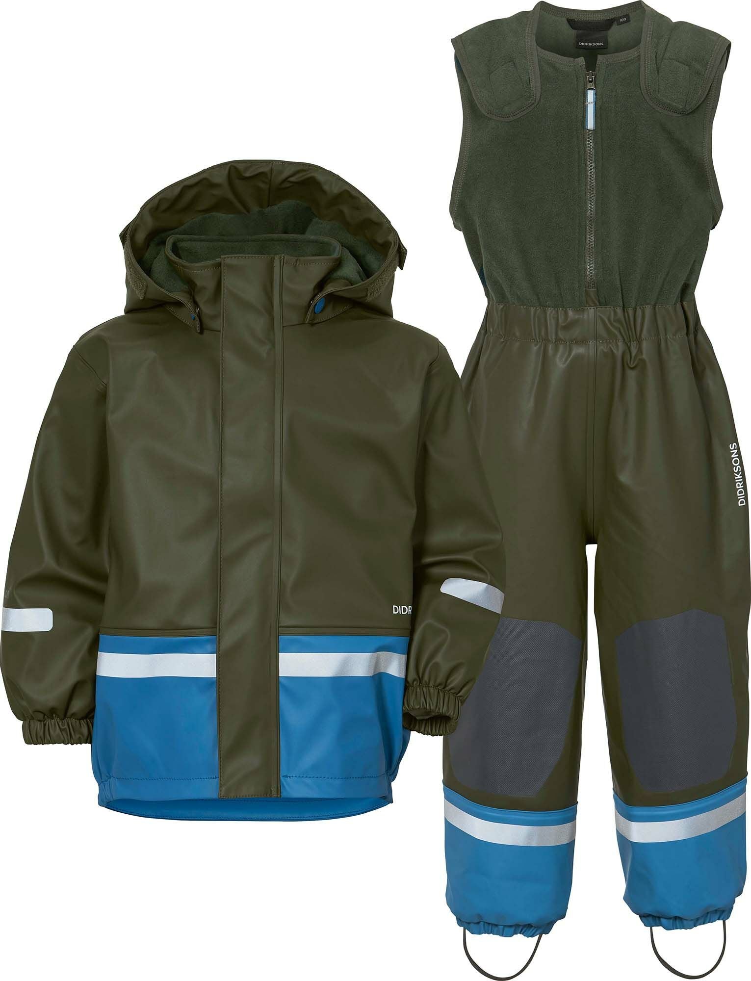 Didriksons Boardman Fodrat Regnställ|Deep Green
