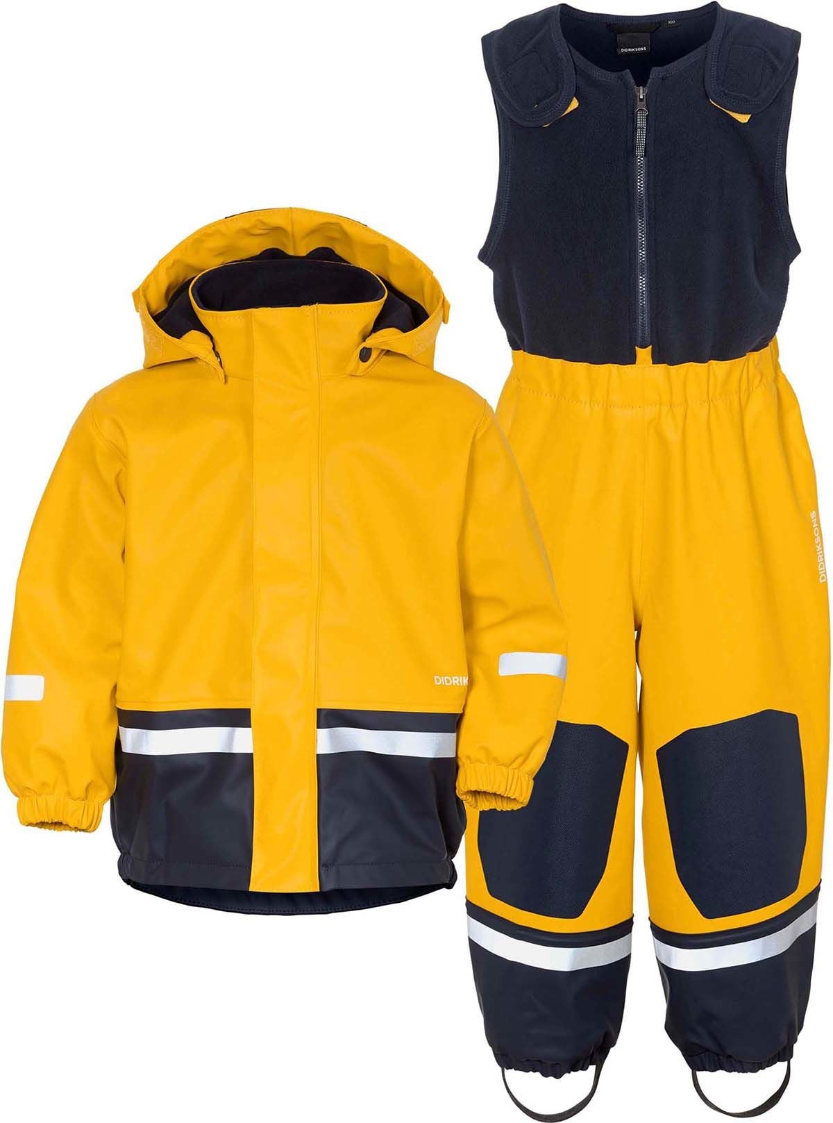 Didriksons Boardman Fodrat Regnställ|Oat Yellow