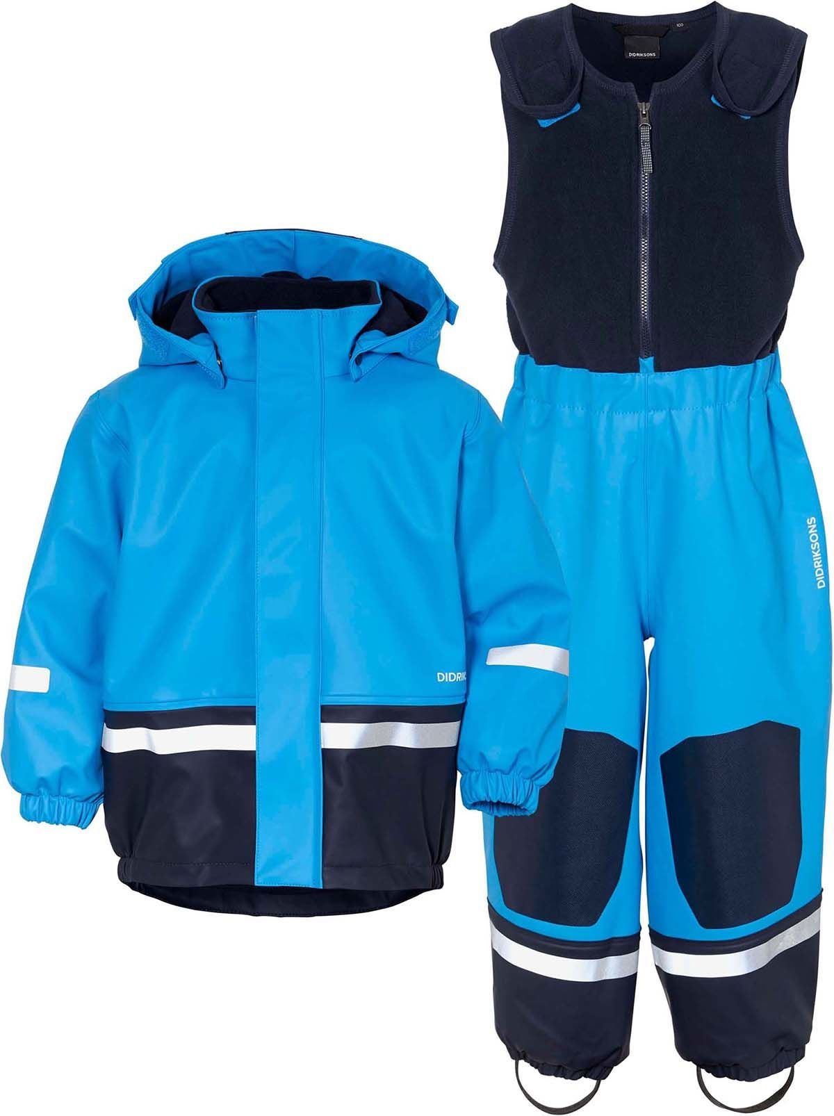 Didriksons Boardman Fodrat Regnställ|Sharp Blue