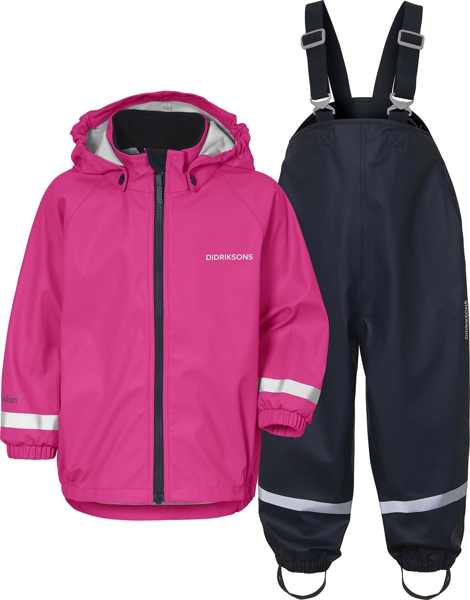 Didriksons Cloudman Regnställ|Plastic Pink