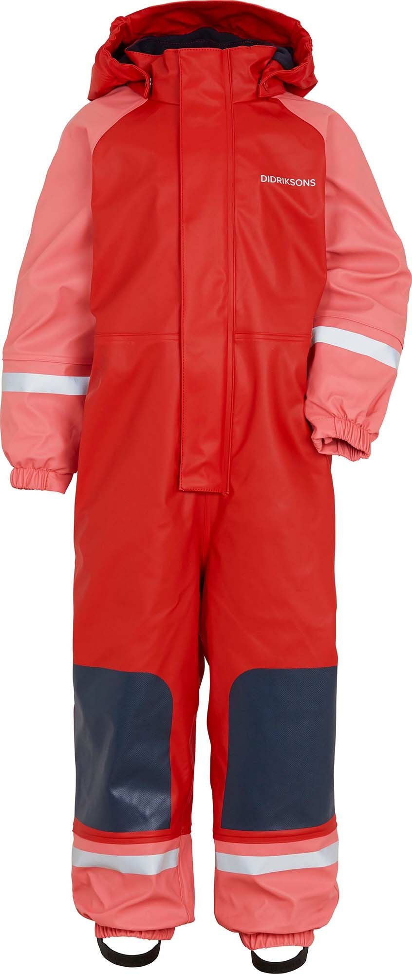 Didriksons Colorado Fodrad Regnoverall|Peach Rose