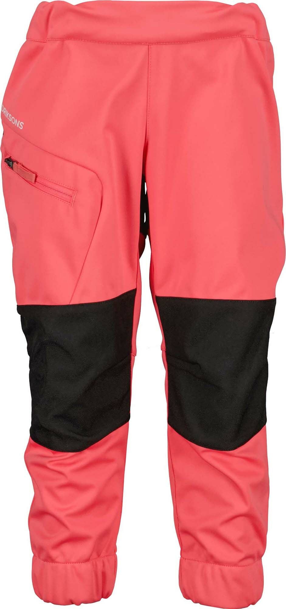 Didriksons Lövet Softshellbyxor|Peachy Pink