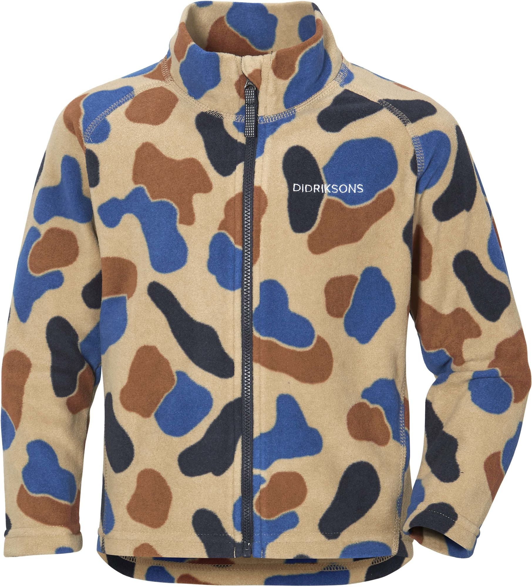 Didriksons Monte Fleecejacka|Beige Blob Camo