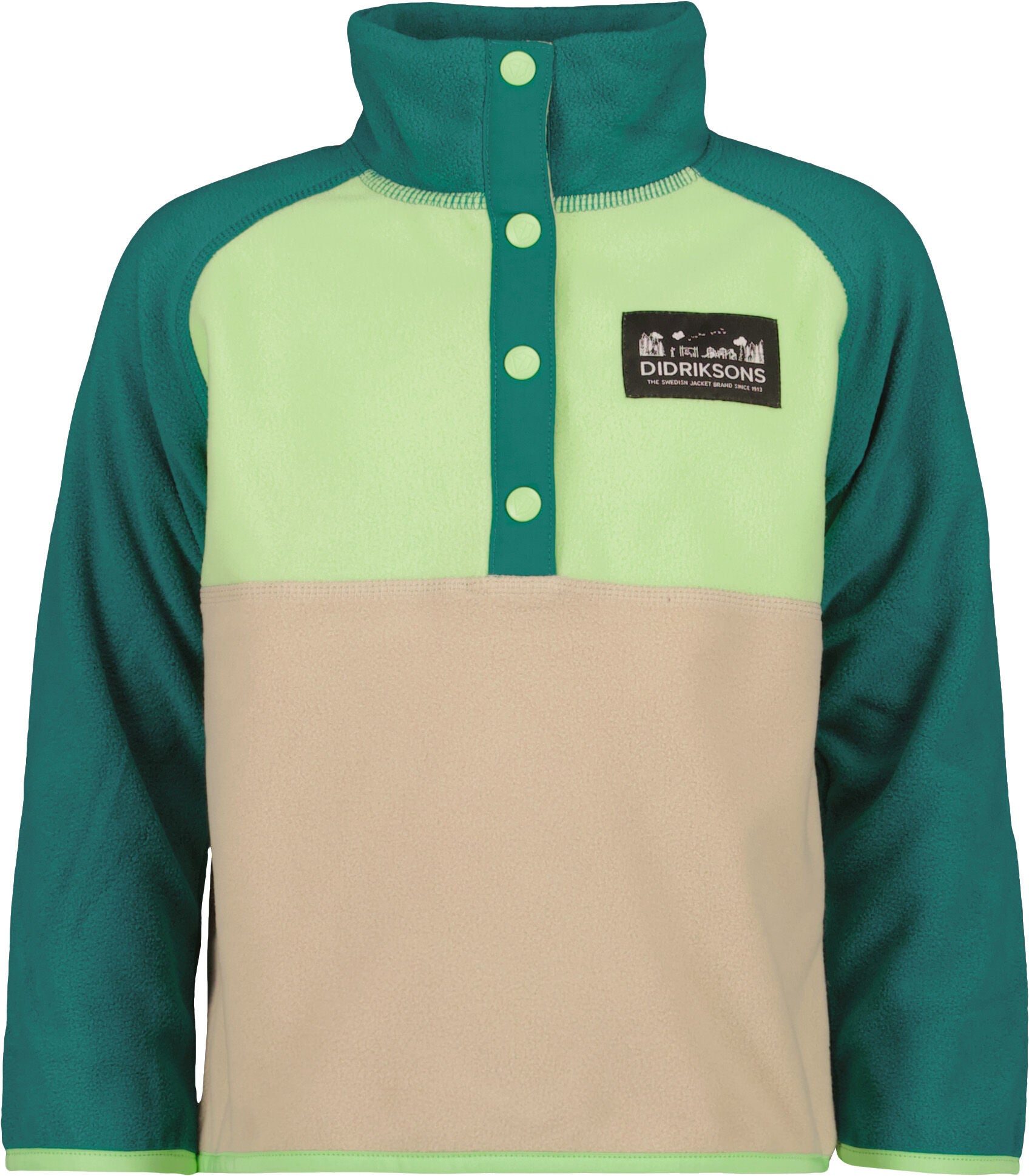 Didriksons Monte Fleecejacka|Pale Green