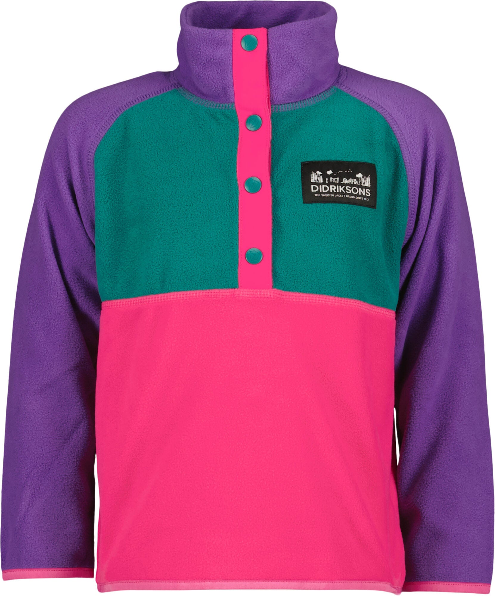 Didriksons Monte Fleecejacka|True Pink