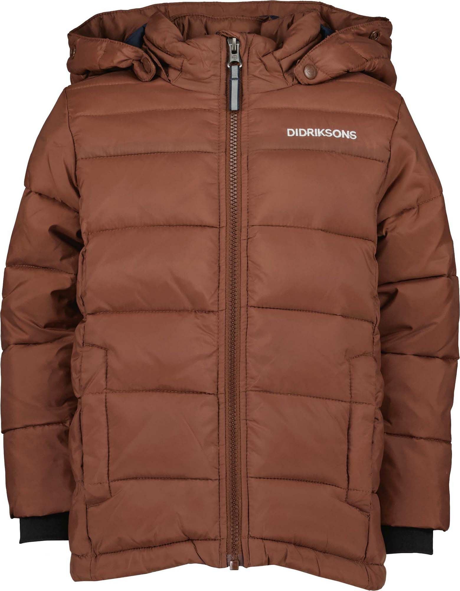 Didriksons Rodi Puffjacka|Earth Brown