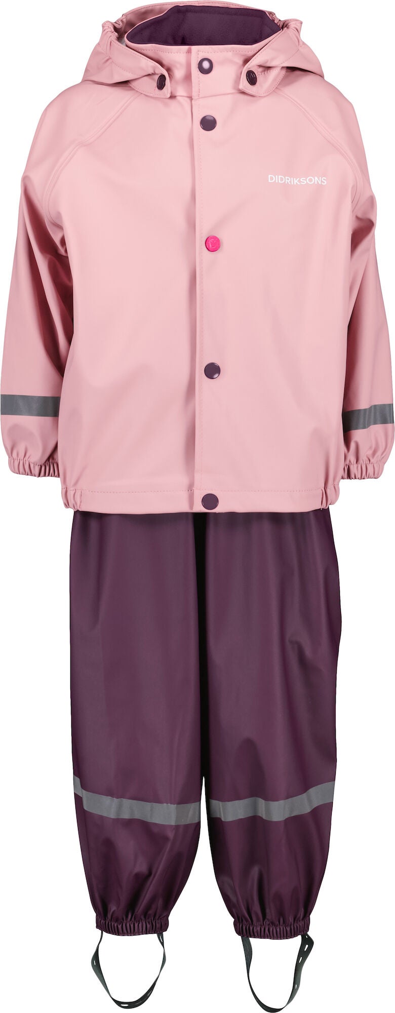 Didriksons Slaskeman Regnställ|Soft Pink