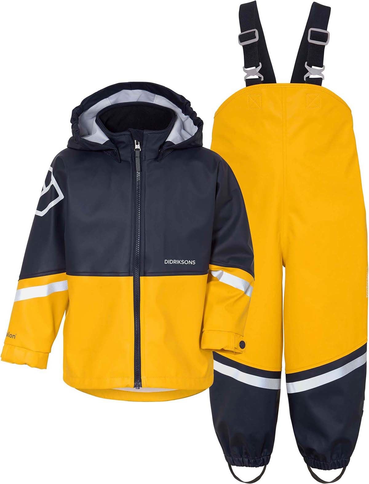 Didriksons Waterman Regnställ|Oat Yellow