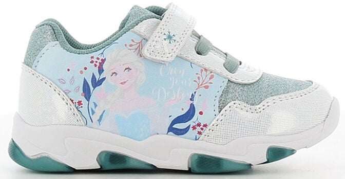 Disney Frost Blinkande Sneakers|Light Blue/White