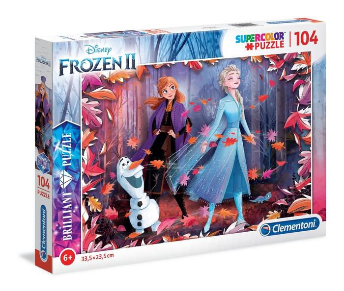 Disney Frozen 2 Brillitant Pussel|104 Bitar